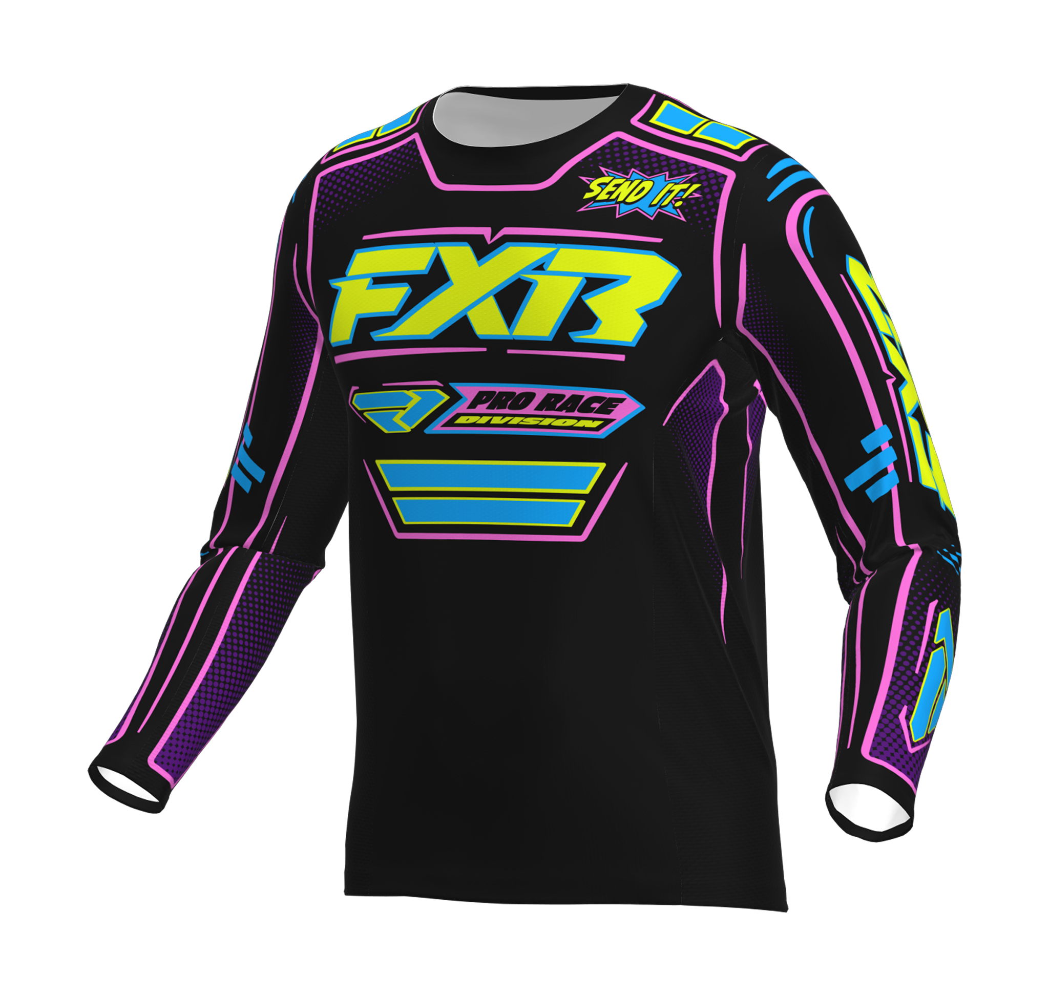 FXR Youth Motocross Jersey 2026 Podium - Sketchy