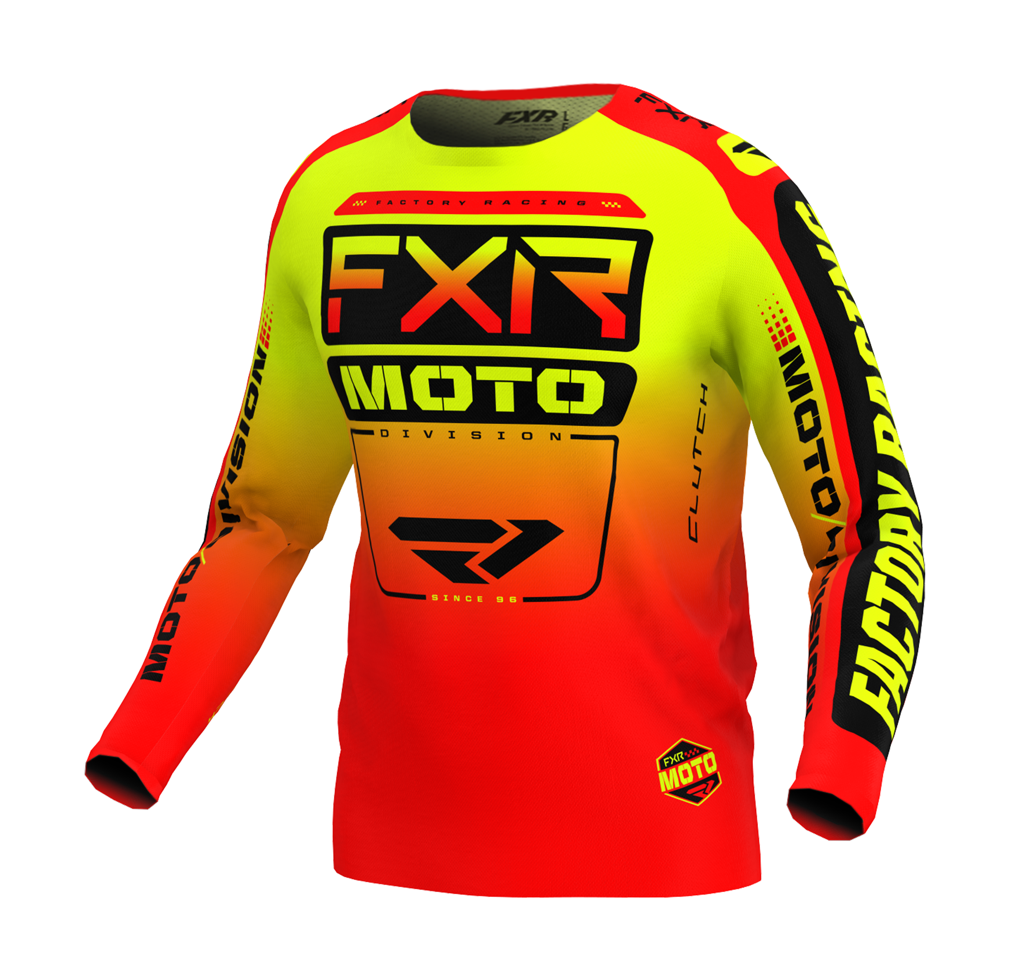FXR Youth Motocross Jersey Clutch - Inferno