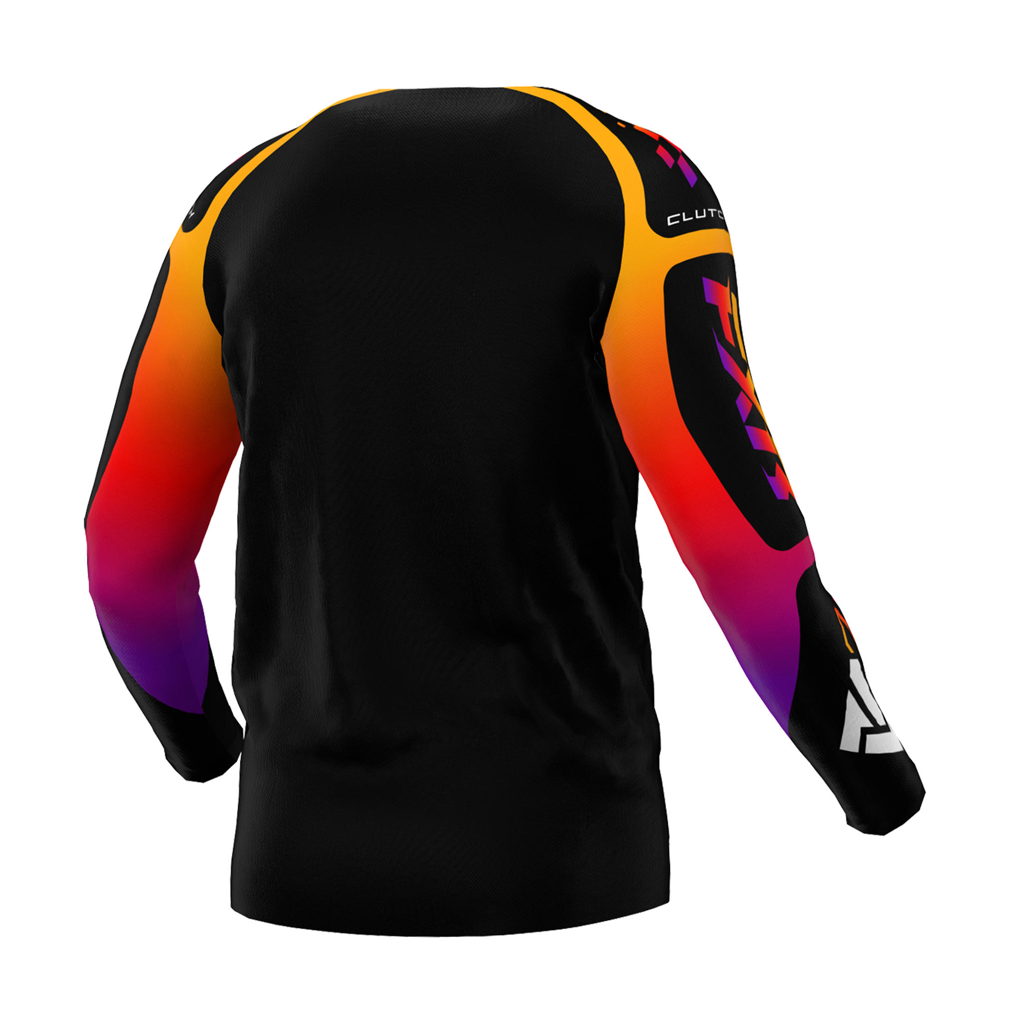 FXR Youth Motocross Jersey Clutch - Black / Spectrum