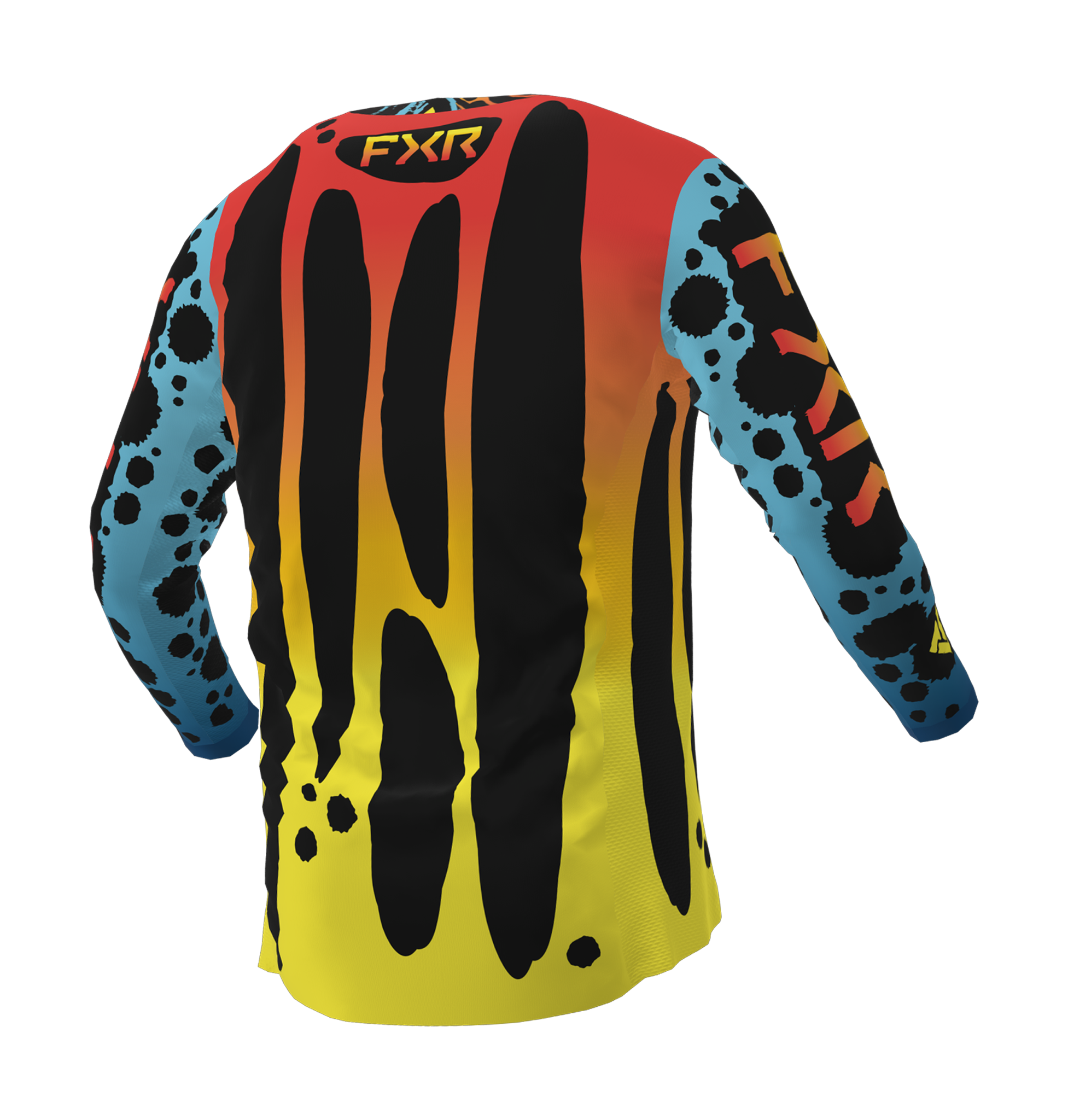 FXR Youth Motocross Jersey Podium - Dart Frog