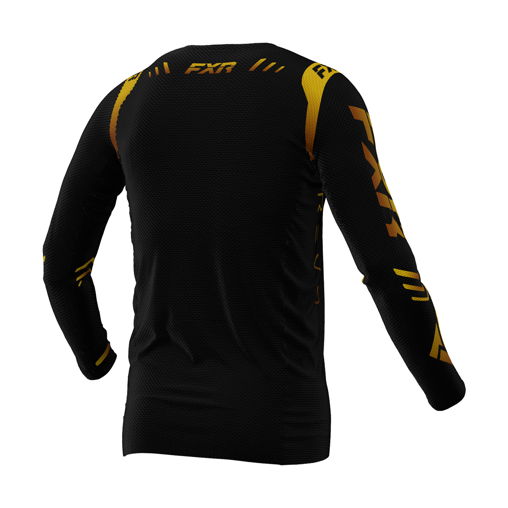 FXR Youth Motocross Jersey Revo - Black / Gold