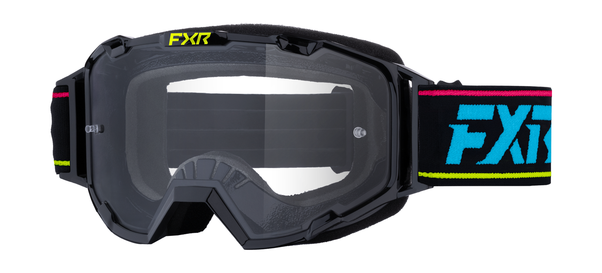 FXR Youth Motocross Goggle Maverick Prime - Rave - Clear