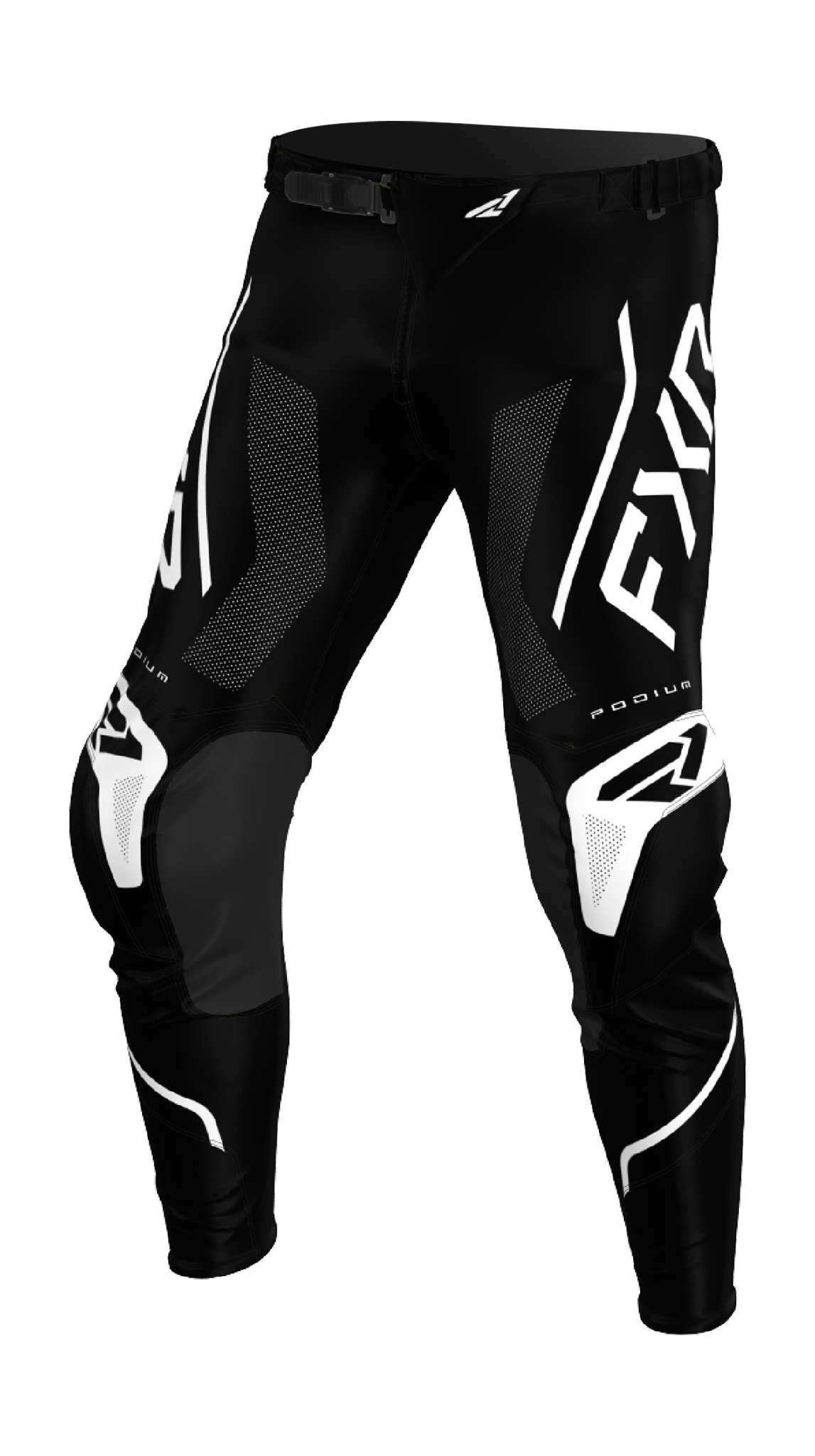 FXR Youth Motocross Pants 2026 Podium - Black / White