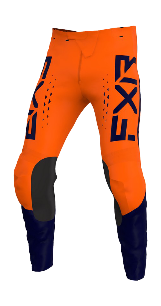 FXR Youth Motocross Pants Clutch Pro - Orange / Midnight
