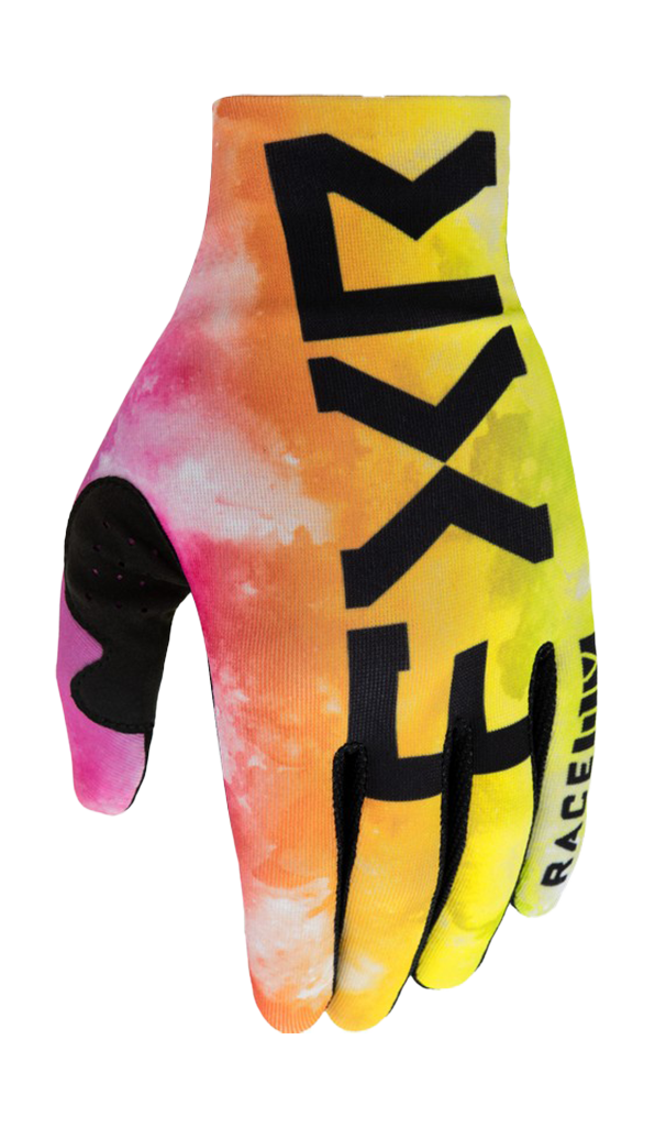 FXR Youth Motocross Gloves Pro-Fit Lite - Acid Sherbert