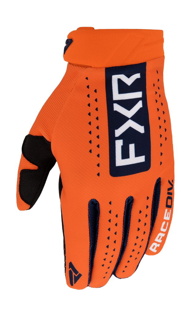 FXR Youth Motocross Gloves Reflex - Orange / Midnight
