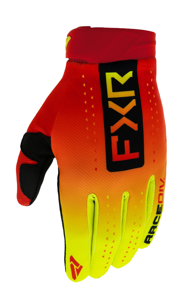 FXR Youth Motocross Gloves Reflex - Red / Inferno