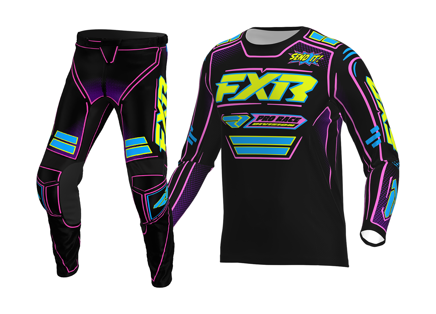 FXR Youth Motocross Gear 2026 Podium - Sketchy
