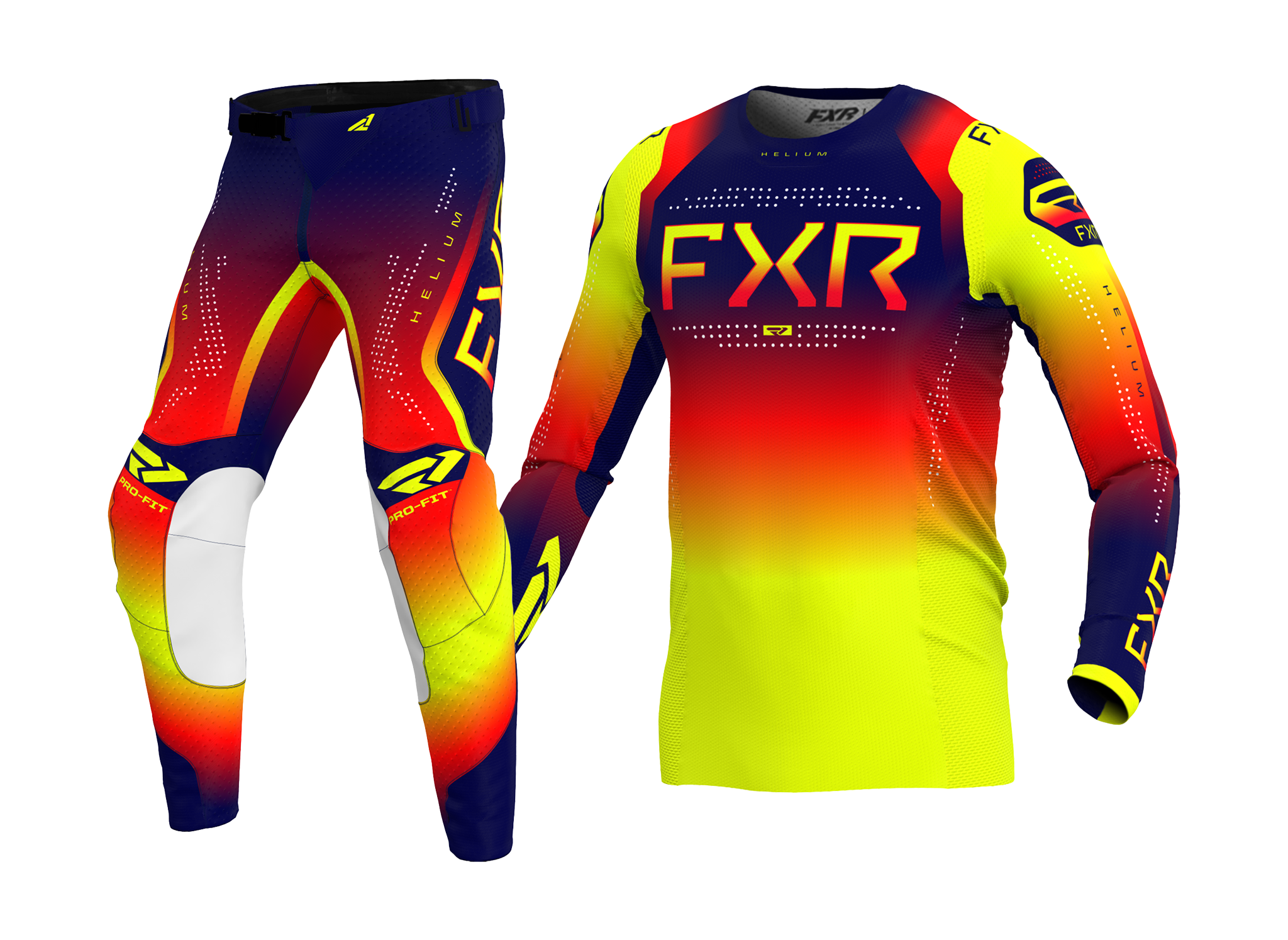 FXR Youth Motocross Gear Helium - Flare