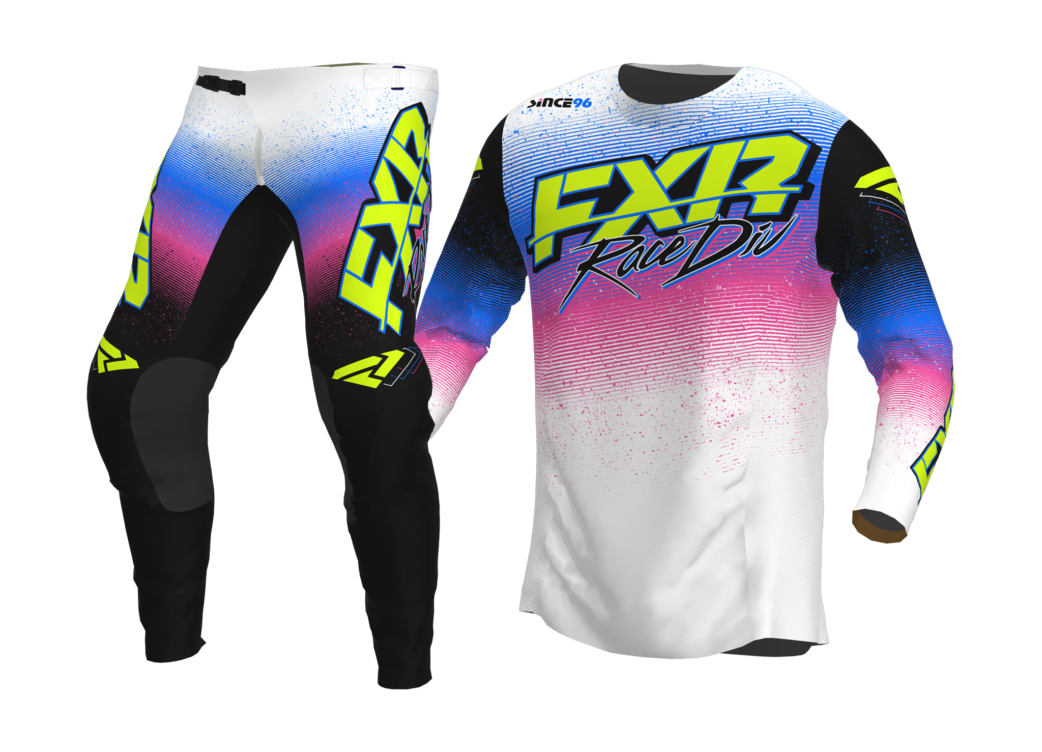 FXR Youth Motocross Gear Podium - Retro