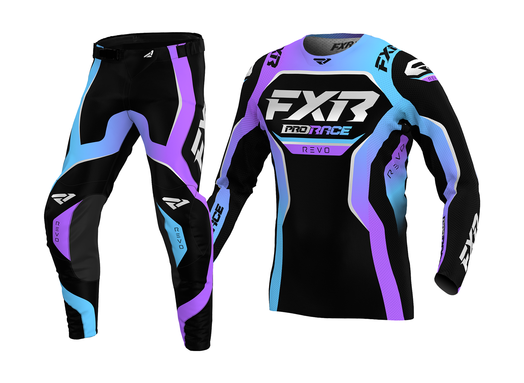 FXR Youth Motocross Gear Revo - Aurora