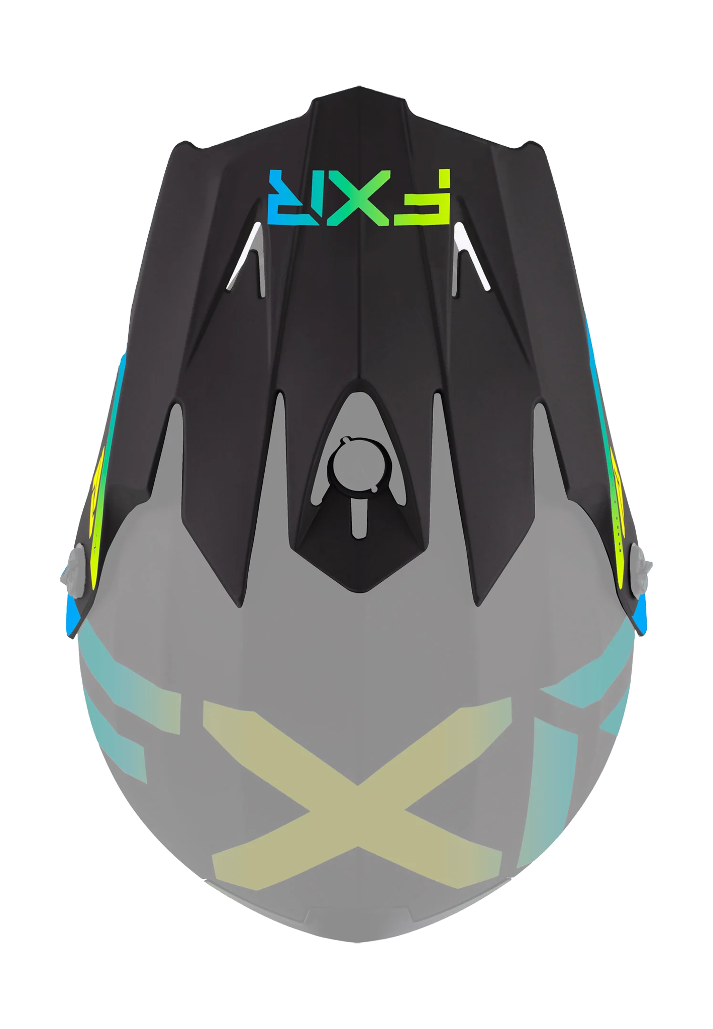 FXR Youth Helmet Visor Legion - Black / Blue / HiVis