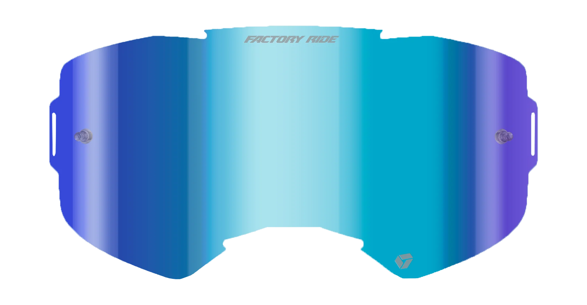 FXR Lens Factory Ride - Standard Mirror Blue