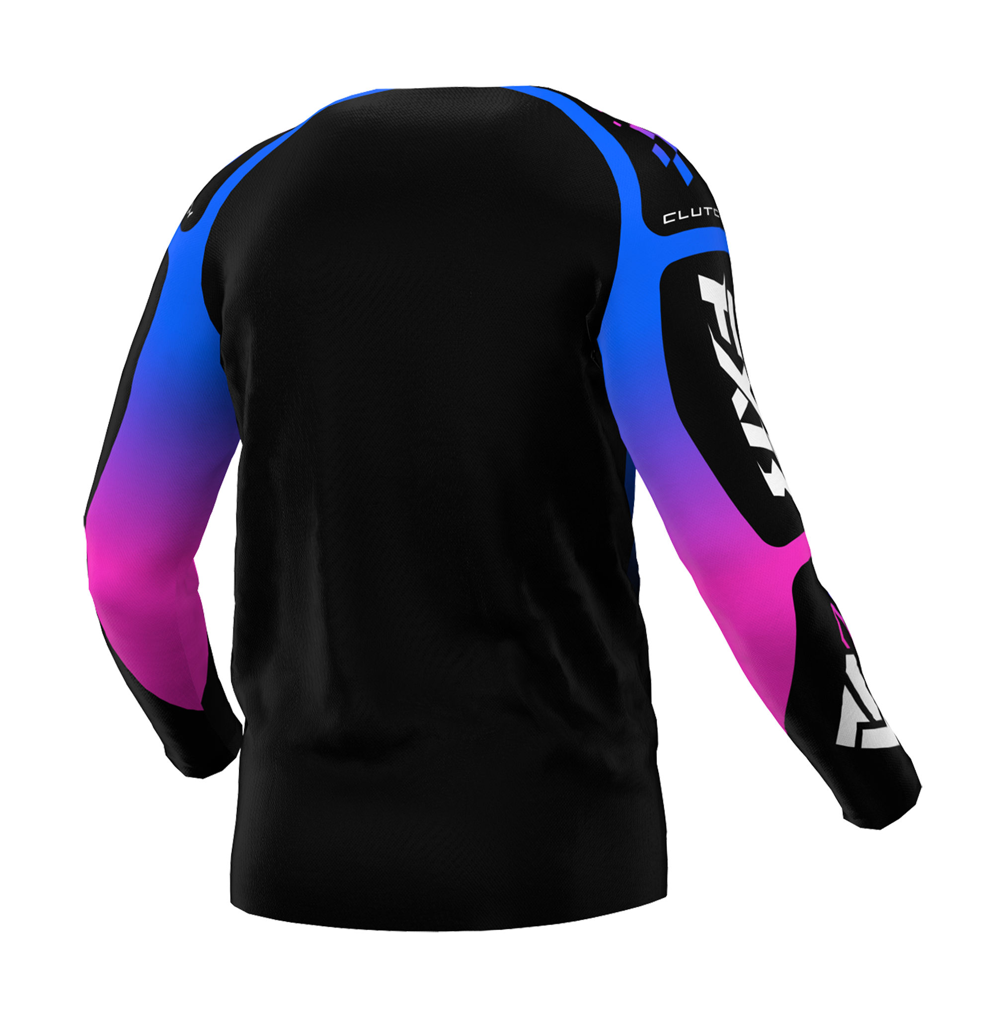 FXR Mini Motocross Jersey Clutch - Black / Blue / Pink