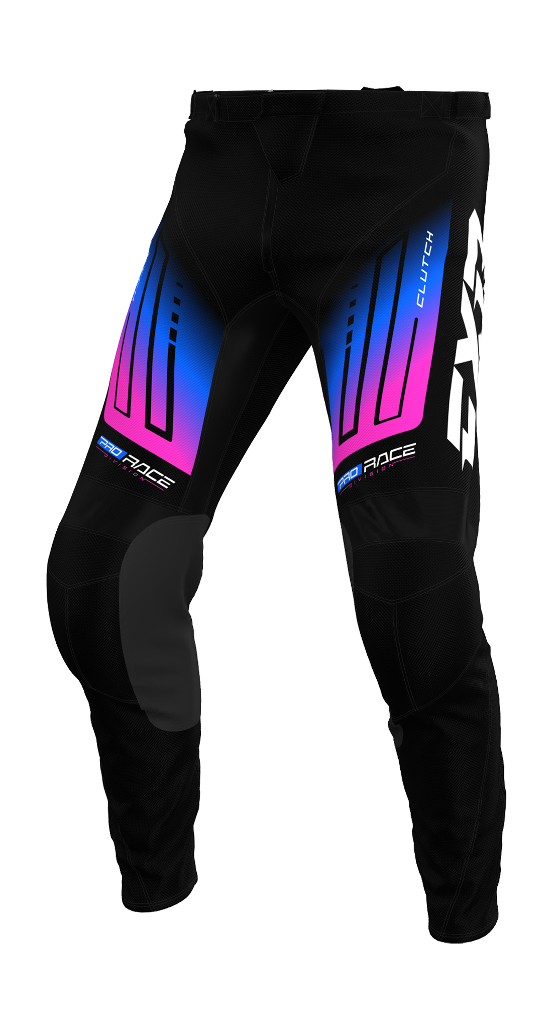 FXR Mini Motocross Pants Clutch - Black / Blue / Pink