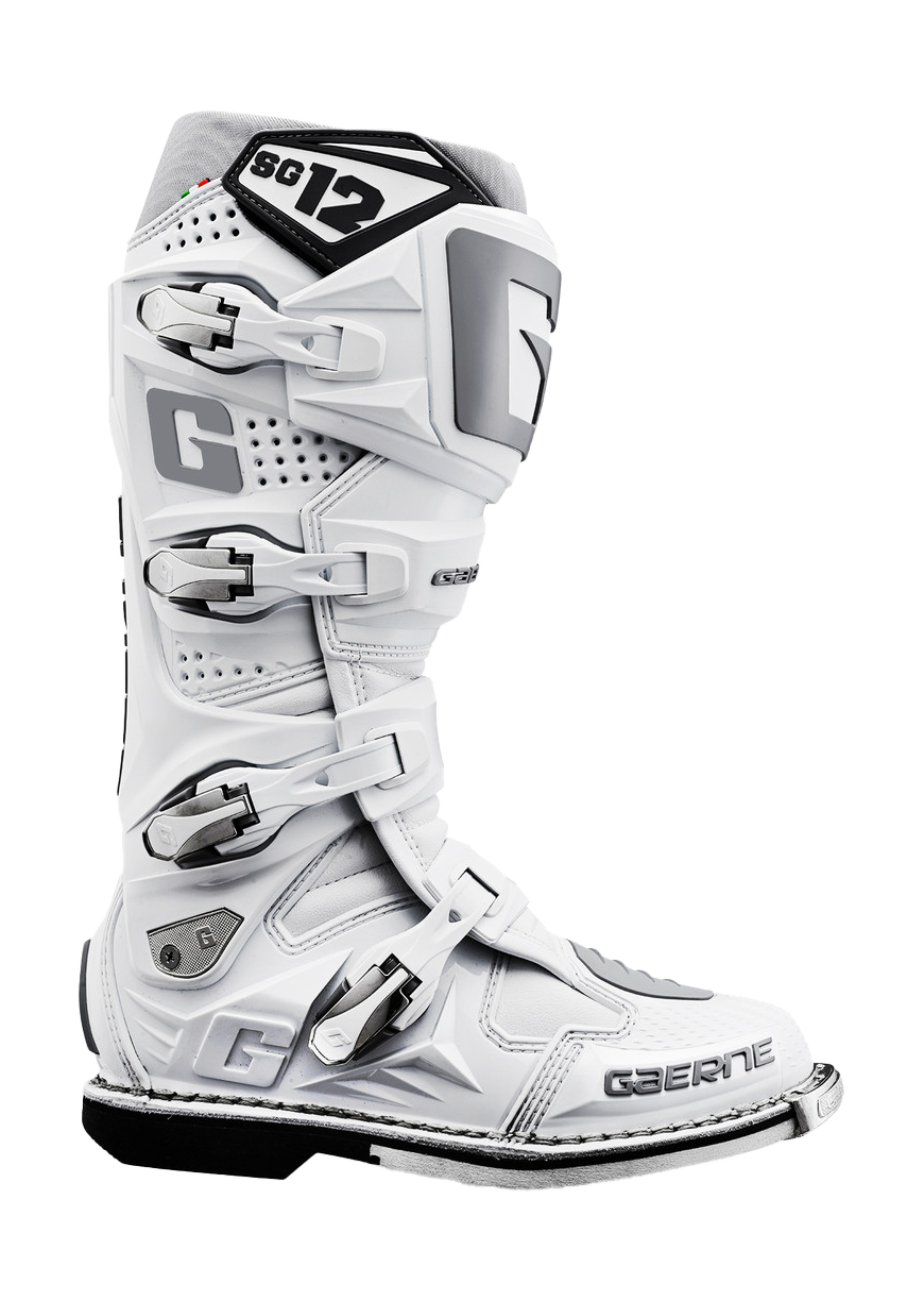 Gaerne Motocross Boots SG-12 - White