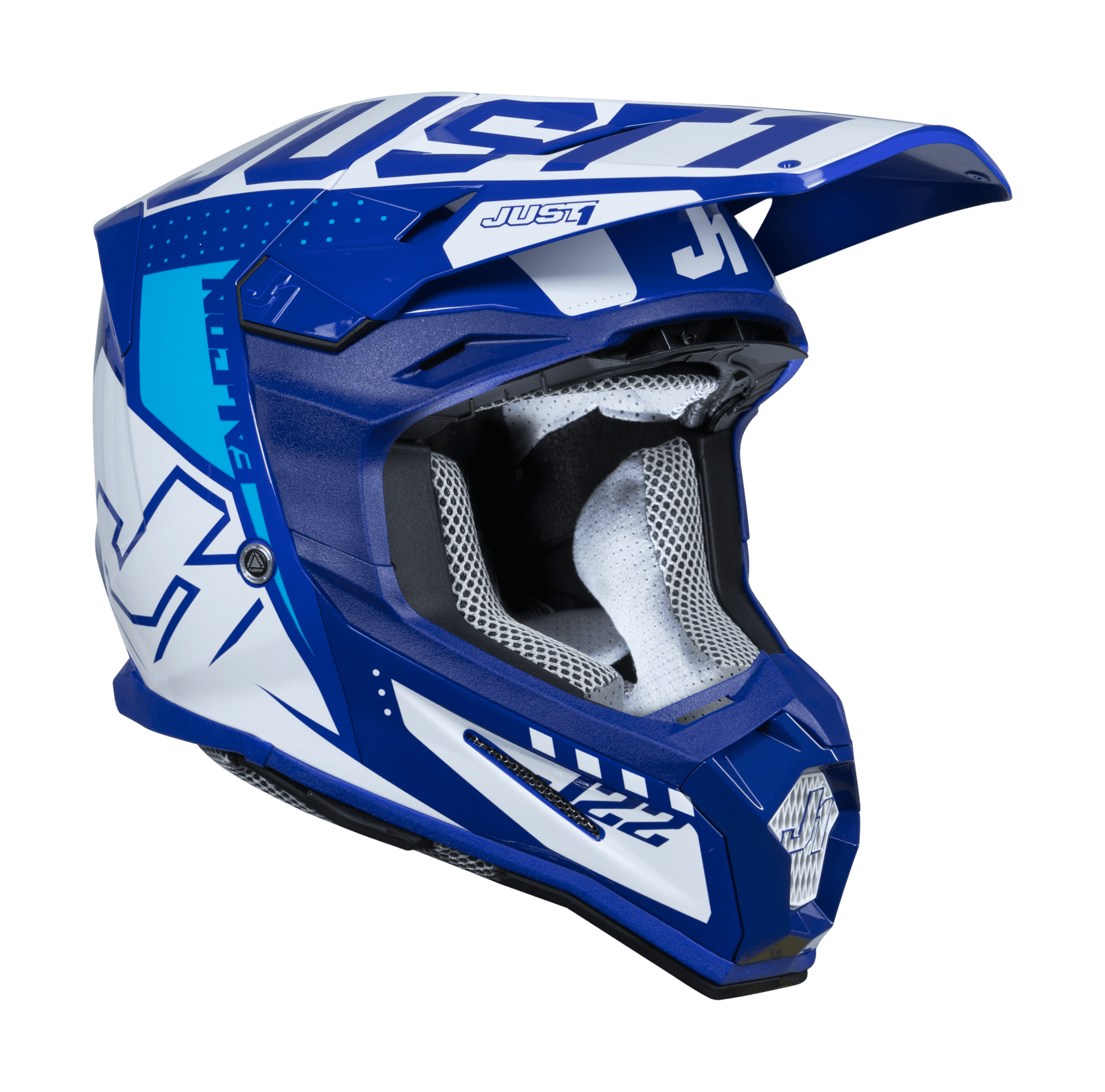 Just1 Motocross Helmet J22F Falcon - Blue / White