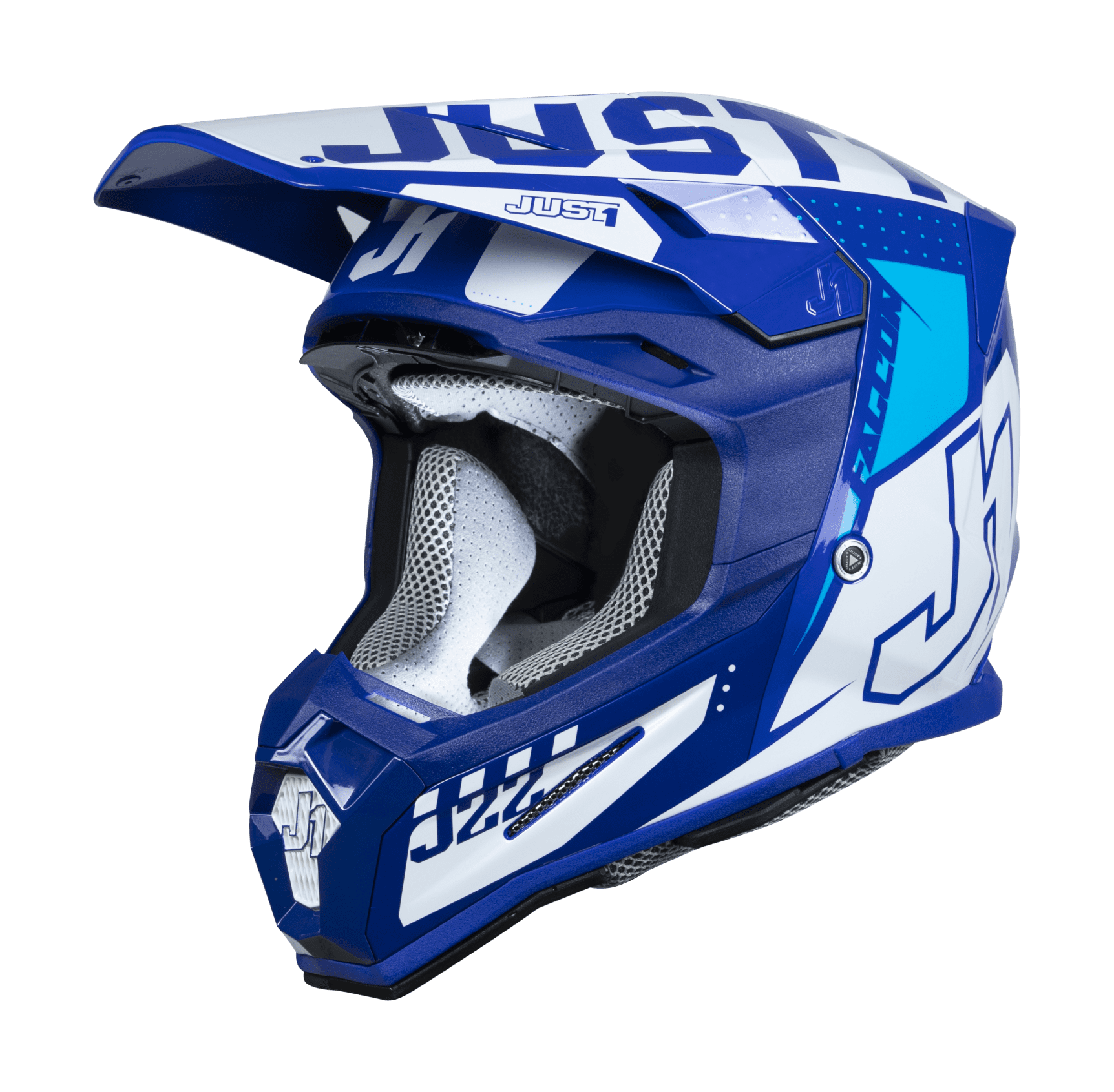 Just1 Motocross Helmet J22F Falcon - Blue / White