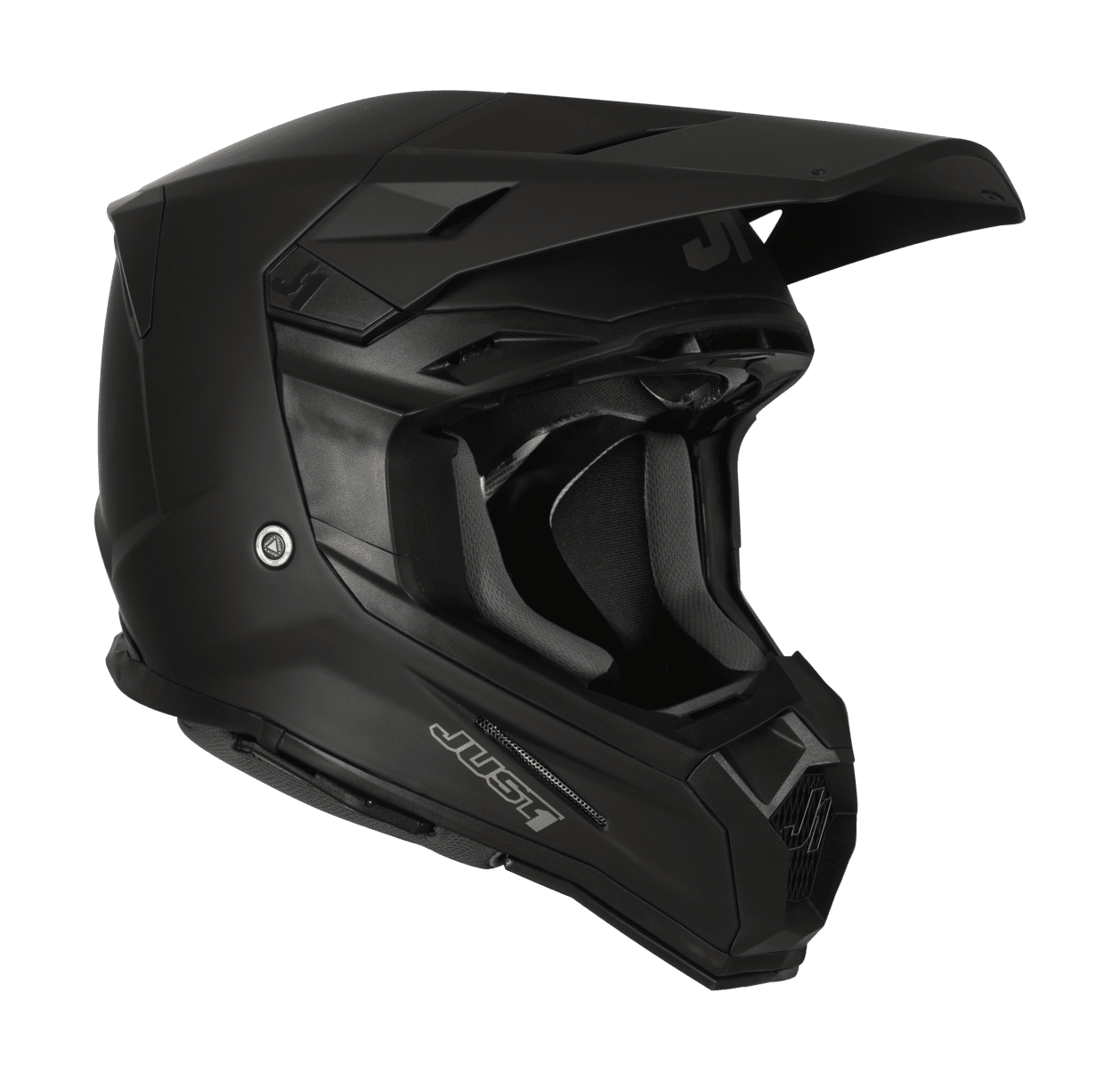 Just1 Motocross Helmet J22F Solid - Black