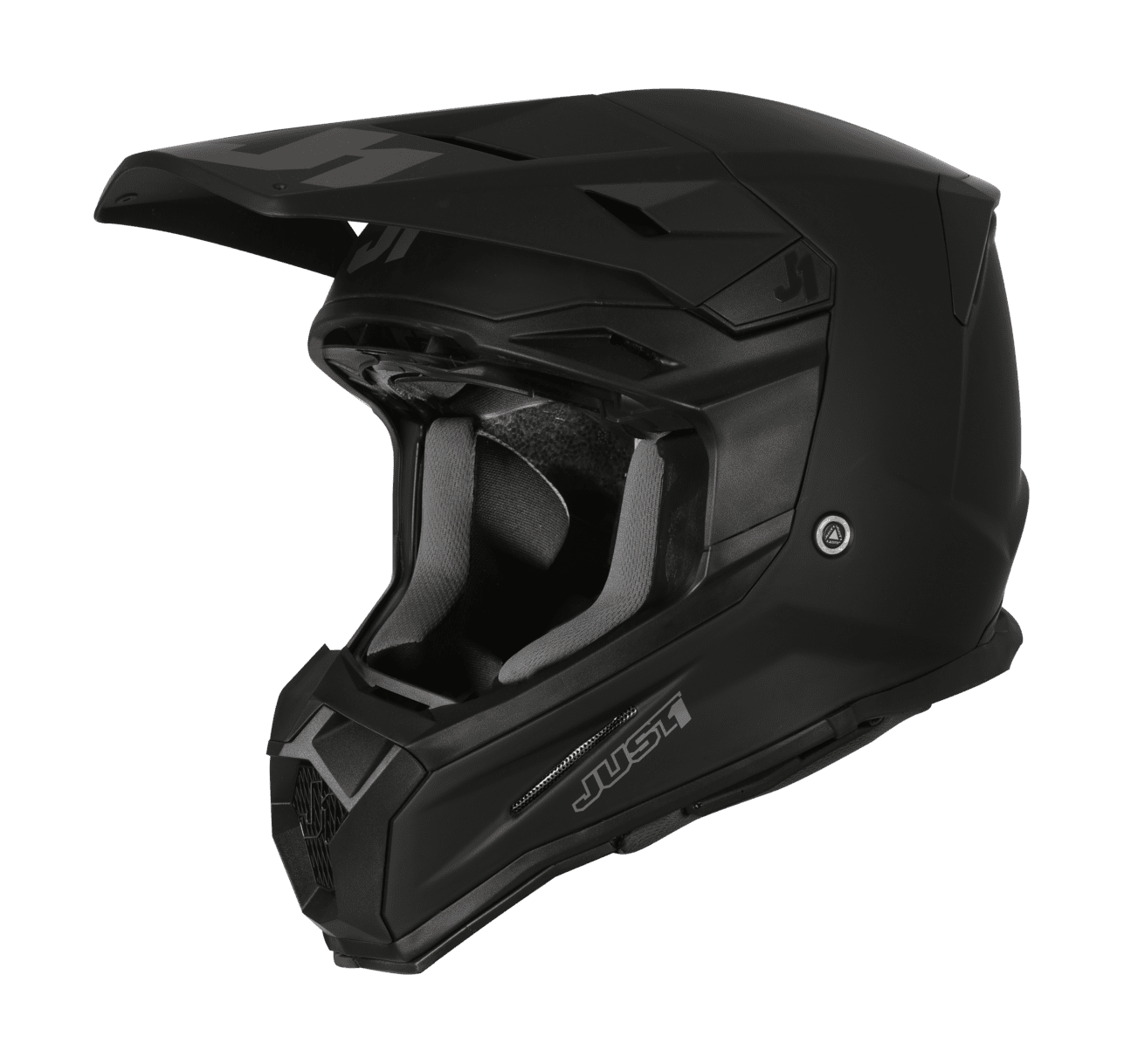 Just1 Motocross Helmet J22F Solid - Black