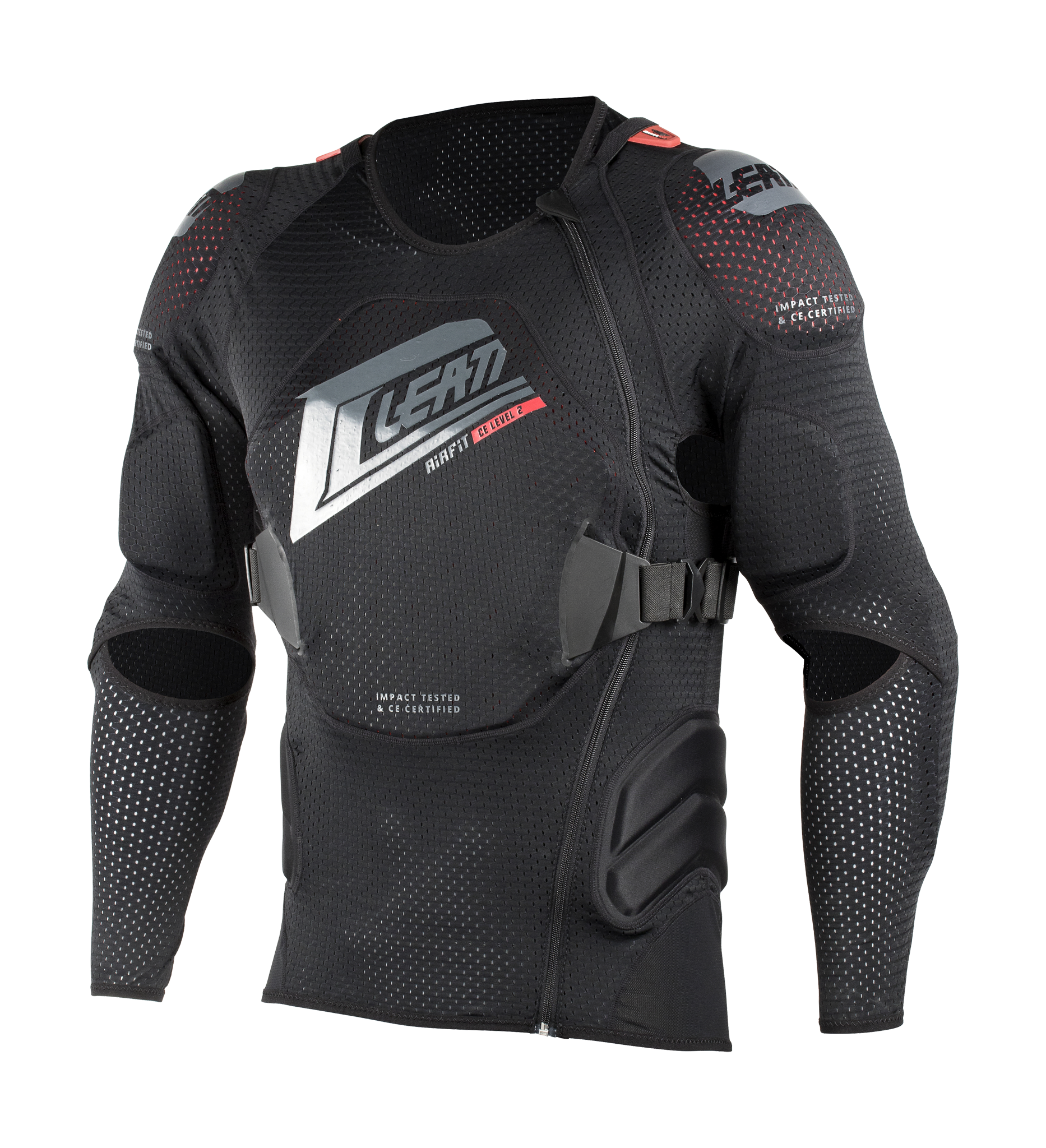 Leatt Chest Protector Vest Soft 3DF AirFit - Black / Red