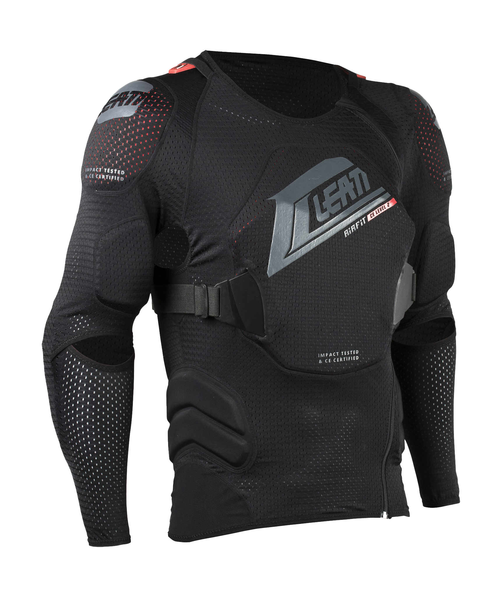 Leatt Chest Protector Vest Soft 3DF AirFit - Black / Red