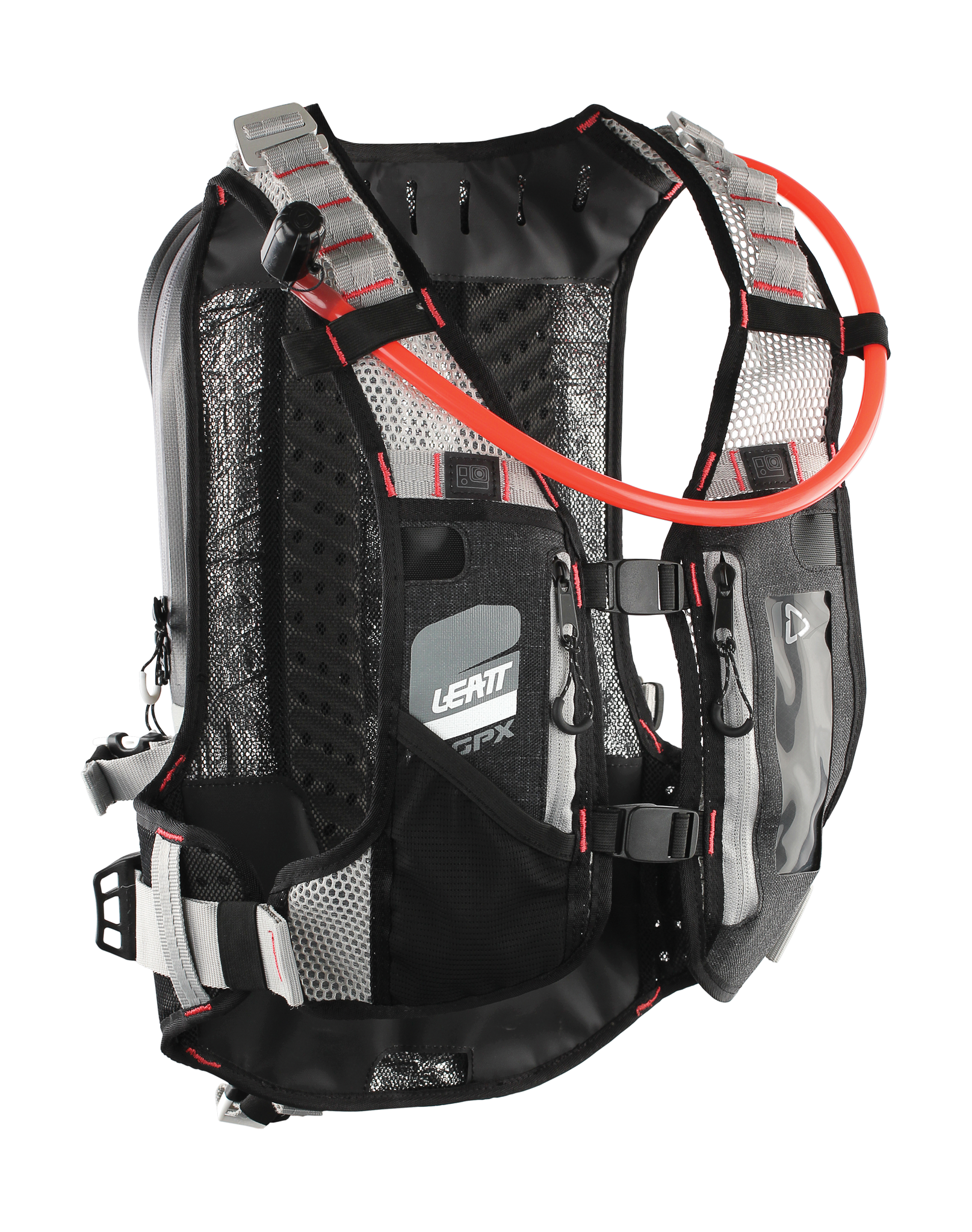 Leatt Hydration Bag GPX 2.0 Trail WP - Black / Grey - 5 L + 2 L