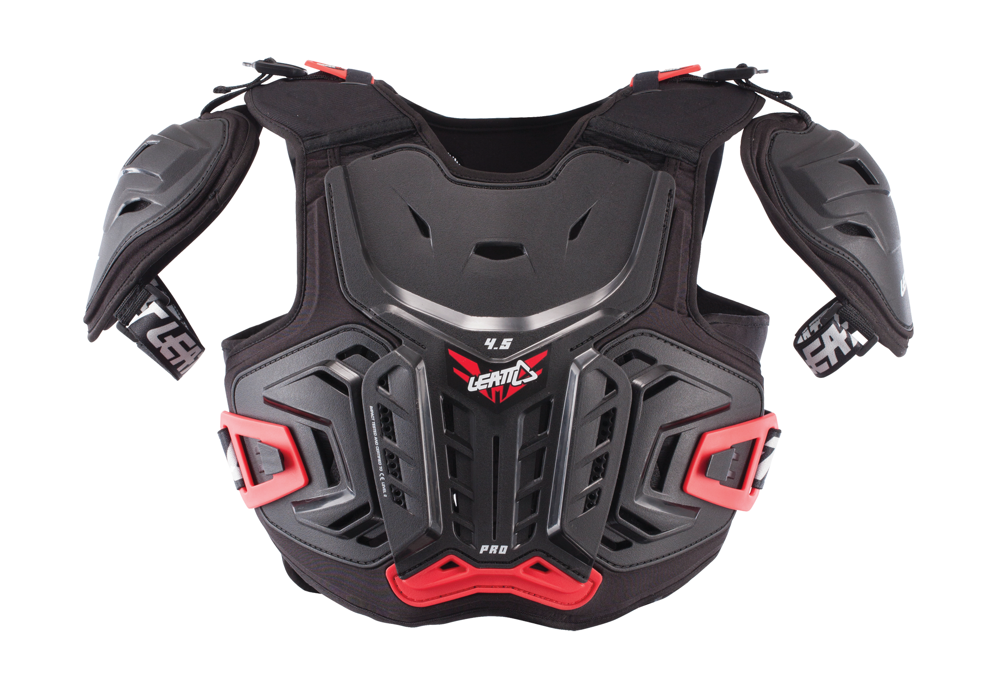 Leatt Youth Chest Protector 4.5 Pro - Black / Red