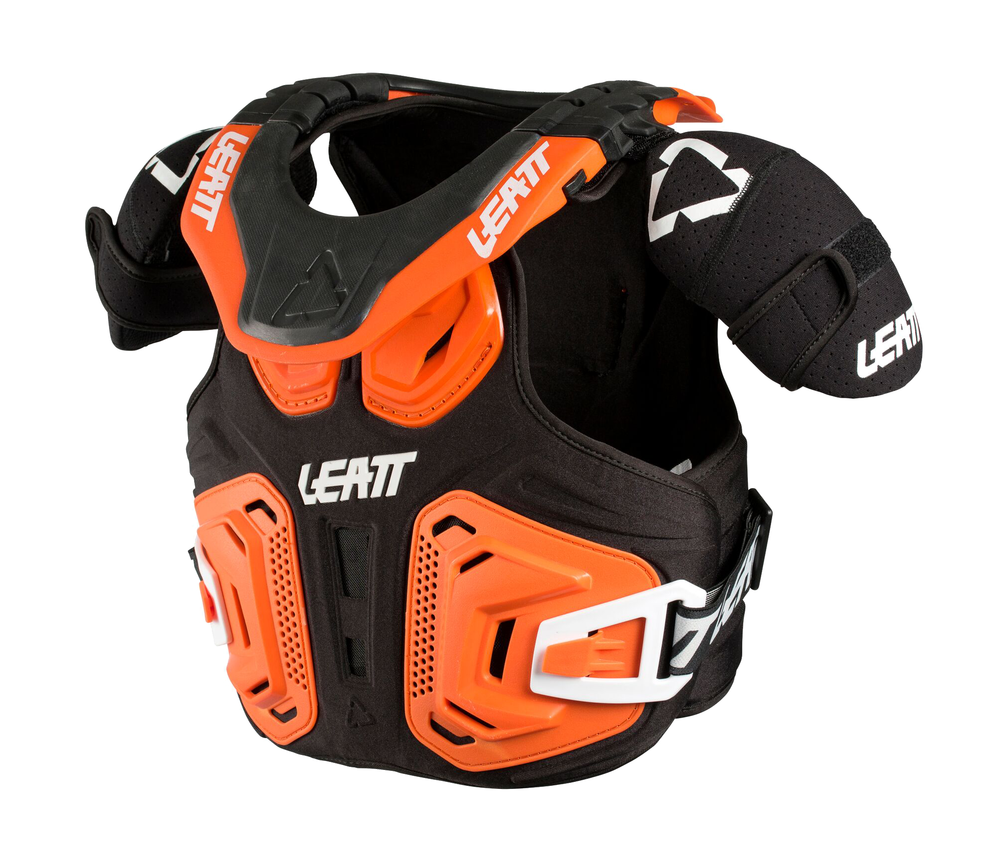 Leatt Youth Chest Protector Vest Fusion 2.0 - Orange / Black