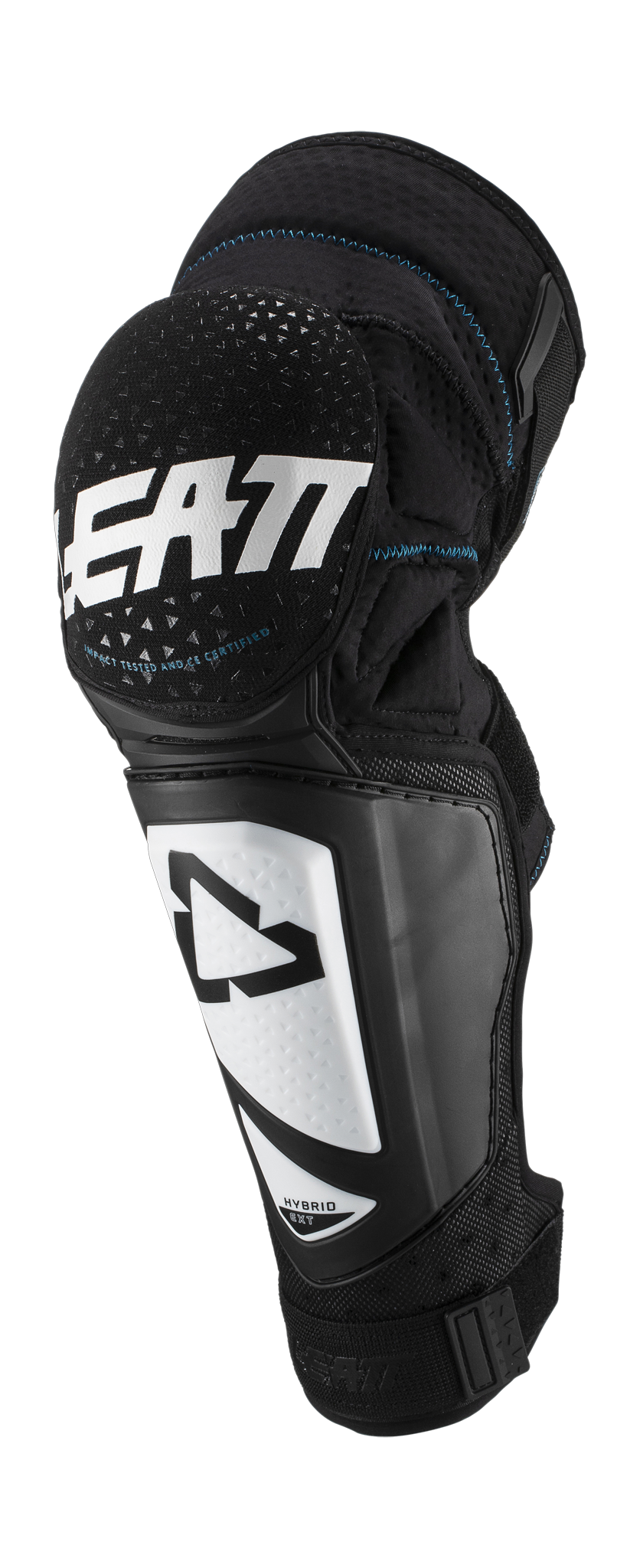Leatt Youth Knee Guards 3DF Hybrid EXT - White / Black