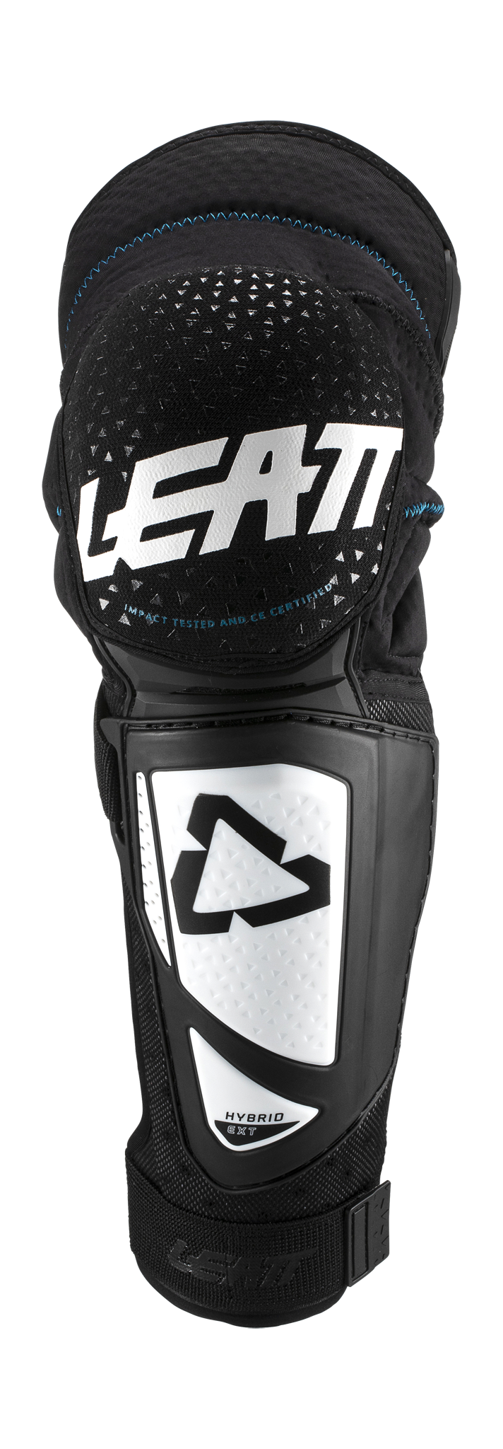 Leatt Youth Knee Guards 3DF Hybrid EXT - White / Black
