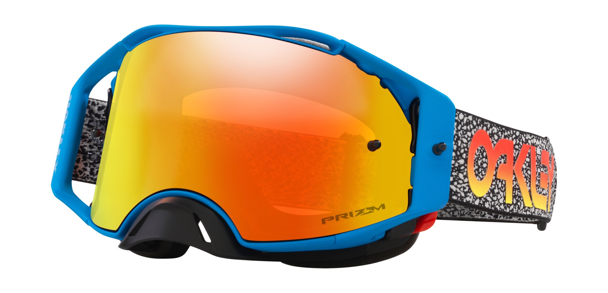 Oakley Motocross Goggle Airbrake MX Blue Crackle - Prizm Torch Iridium