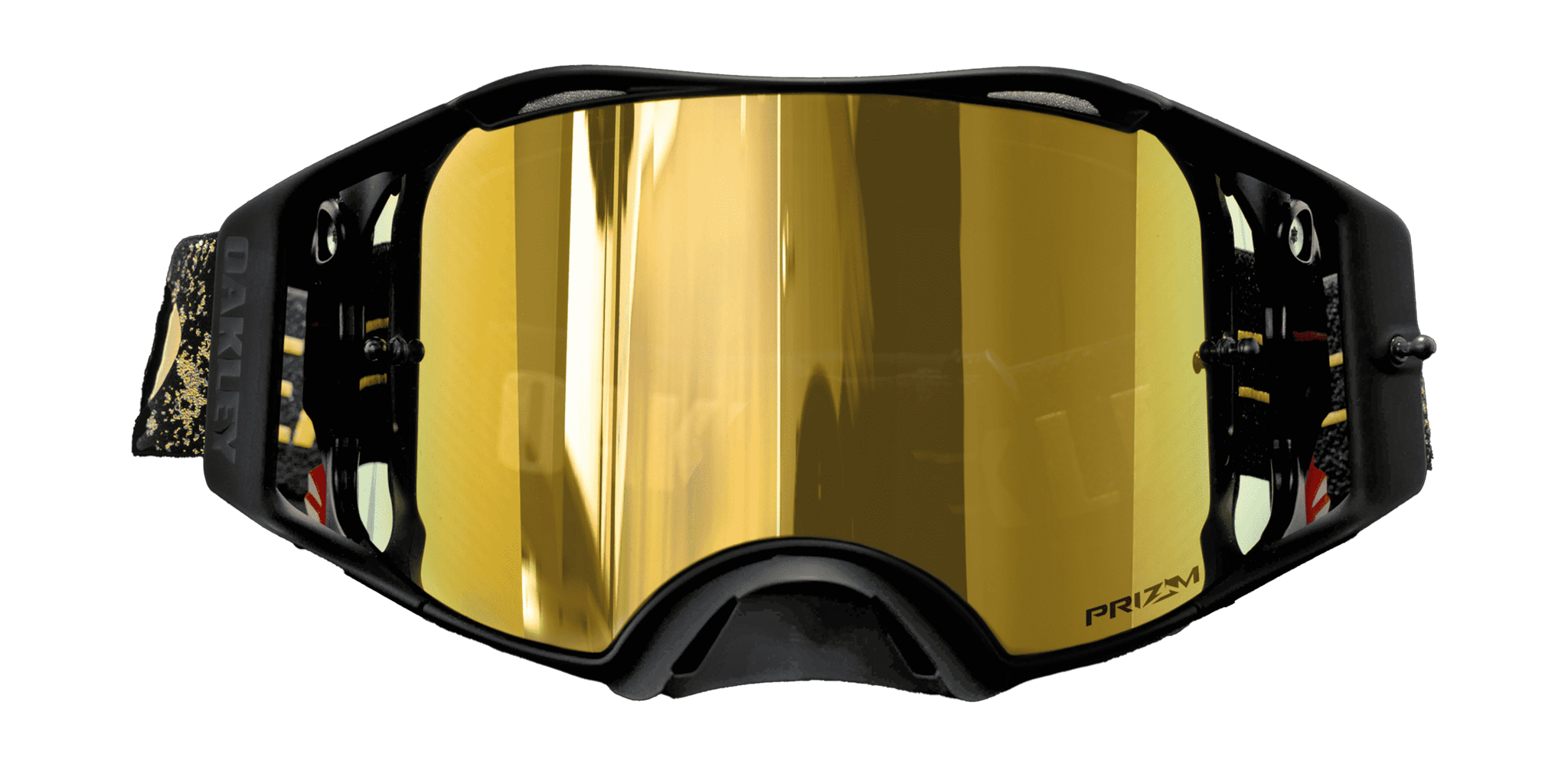 Oakley Motocross Goggle Airbrake MX LE Triple Crown - Prizm 24K Iridium