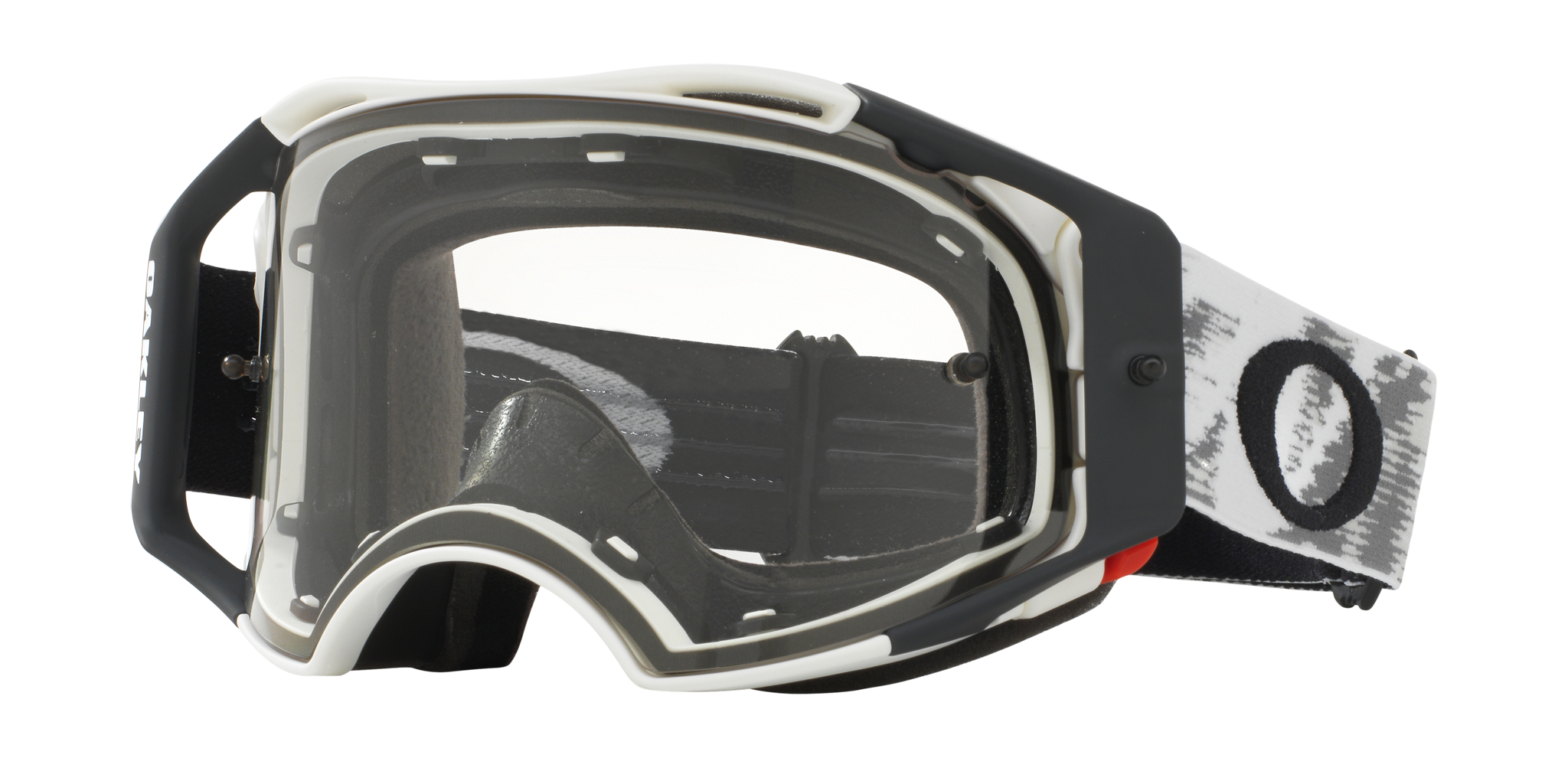 Oakley Motocross Goggle Airbrake MX Matte White Speed - Clear