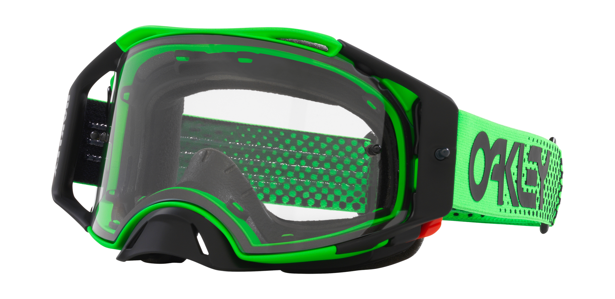 Oakley Motocross Goggle Airbrake MX Moto Green B1B - Clear