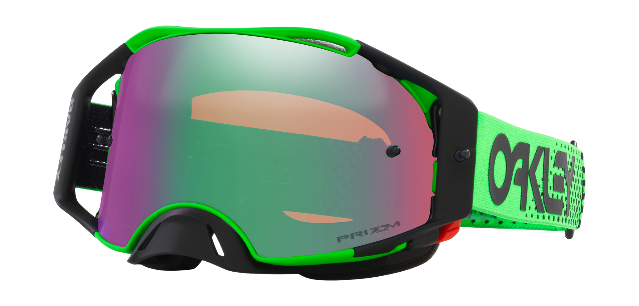 Oakley Motocross Goggle Airbrake MX Moto Green B1B - Prizm Jade Iridium