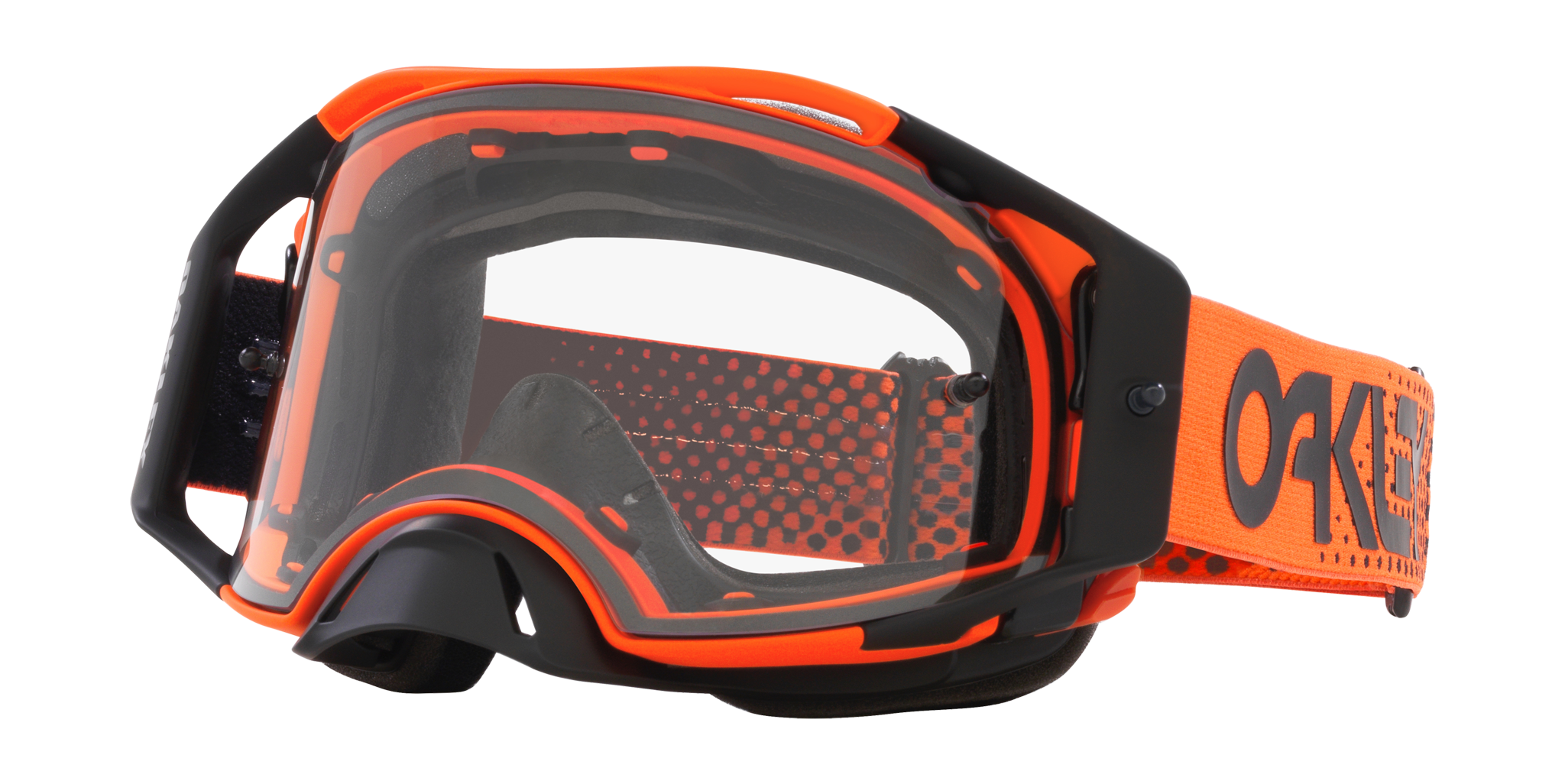 Oakley Motocross Goggle Airbrake MX Moto Orange B1B - Clear