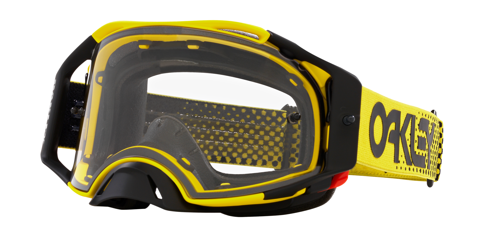 Oakley Motocross Goggle Airbrake MX Moto Yellow B1B - Clear