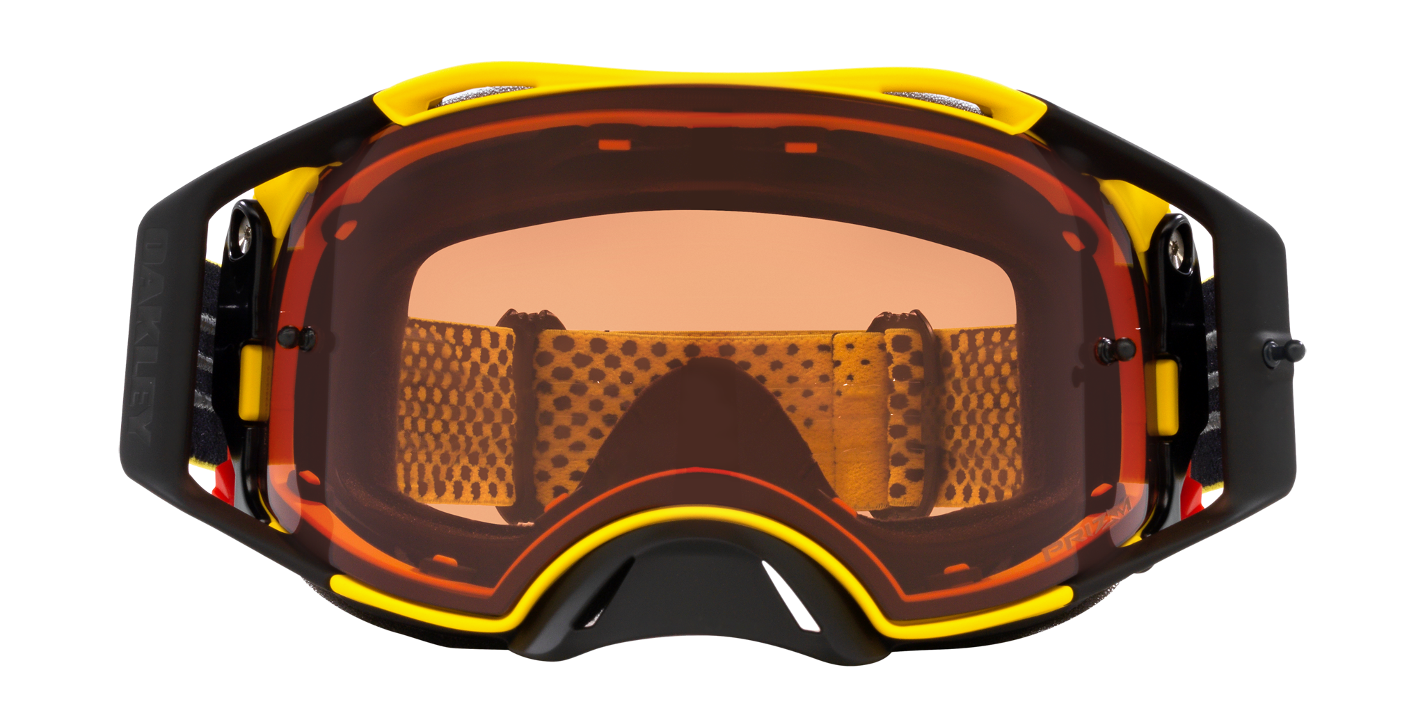 Oakley Motocross Goggle Airbrake MX Moto Yellow B1B - Prizm Bronze