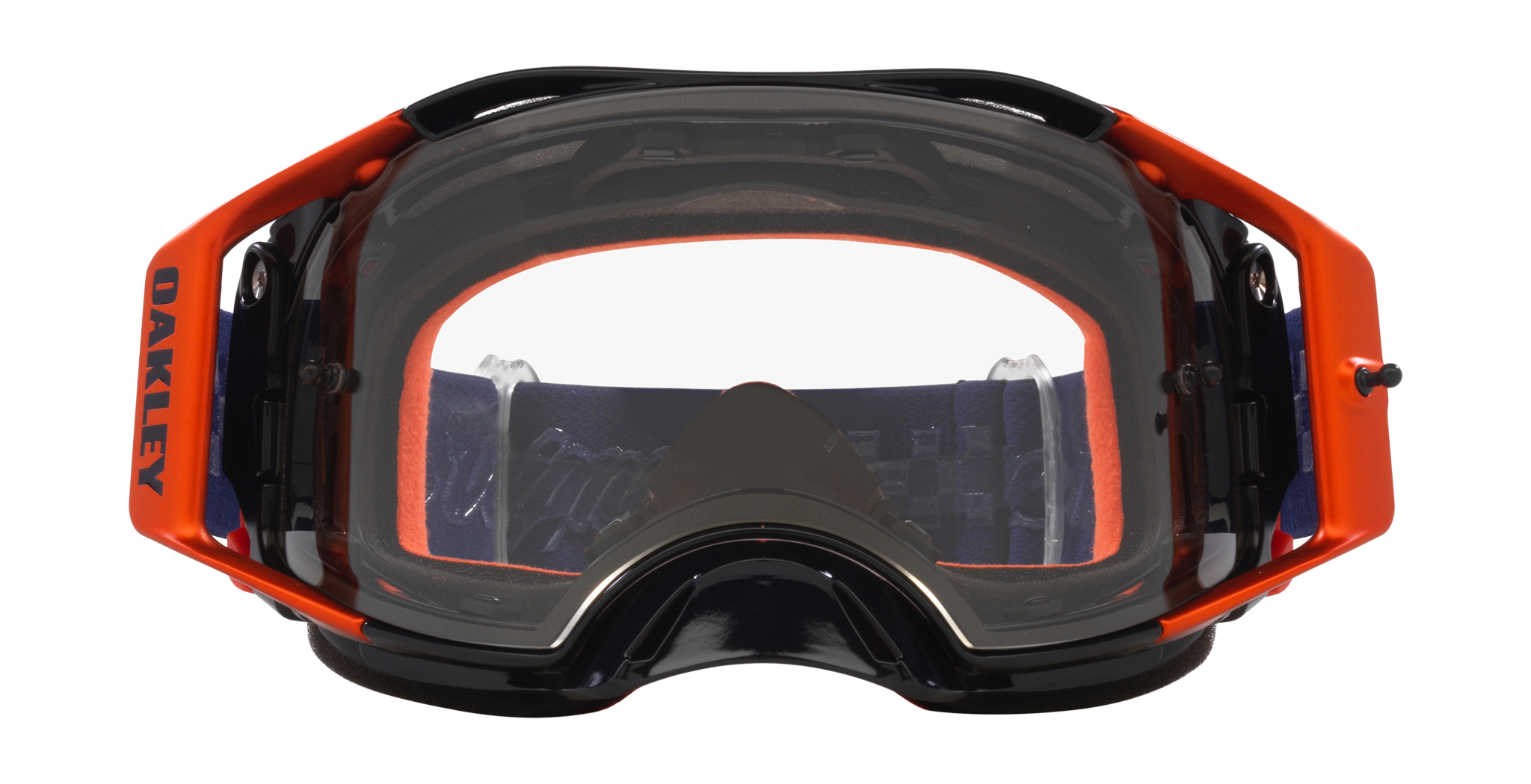 Oakley Motocross Goggle Airbrake MX Navy Sunrise - Clear