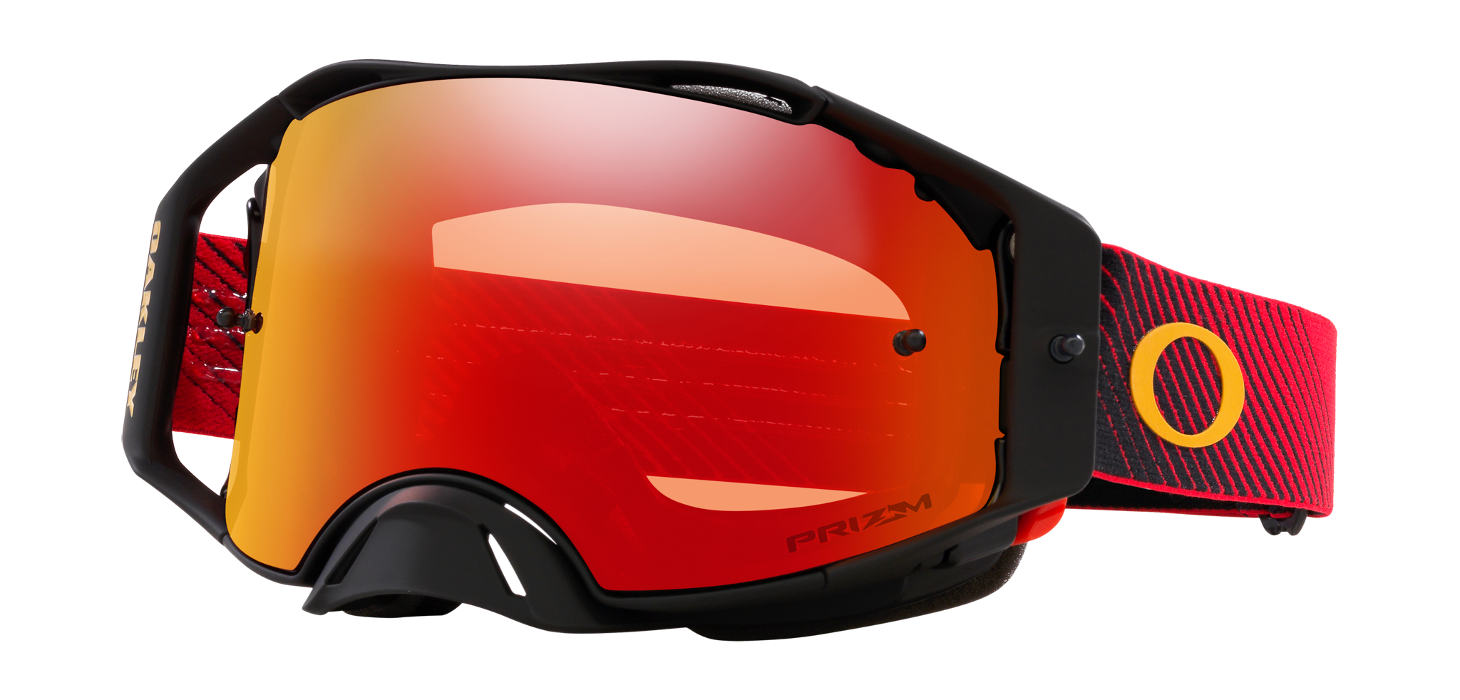 Oakley Motocross Goggle Airbrake MX Red Flow - Prizm Torch Iridium