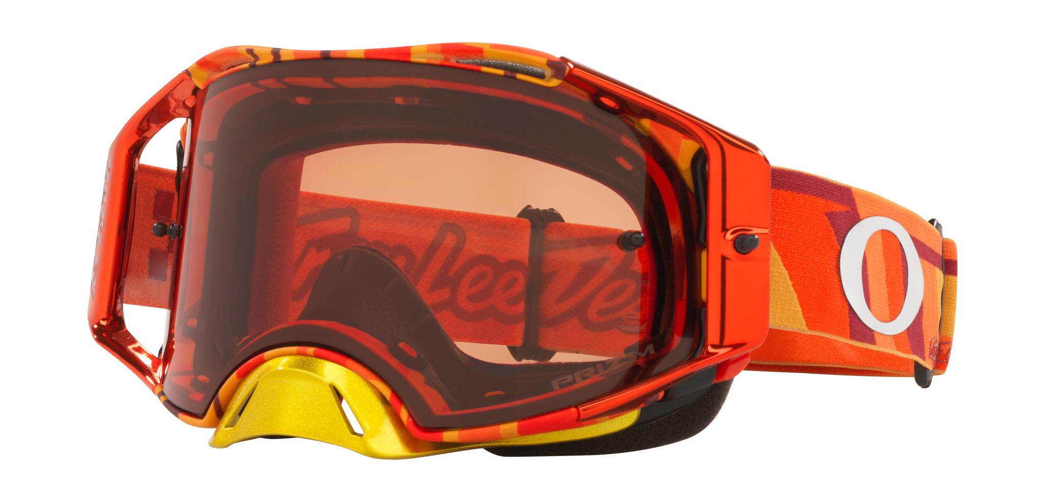 Oakley Motocross Goggle Airbrake MX TLD Quattro Orange - Prizm Bronze