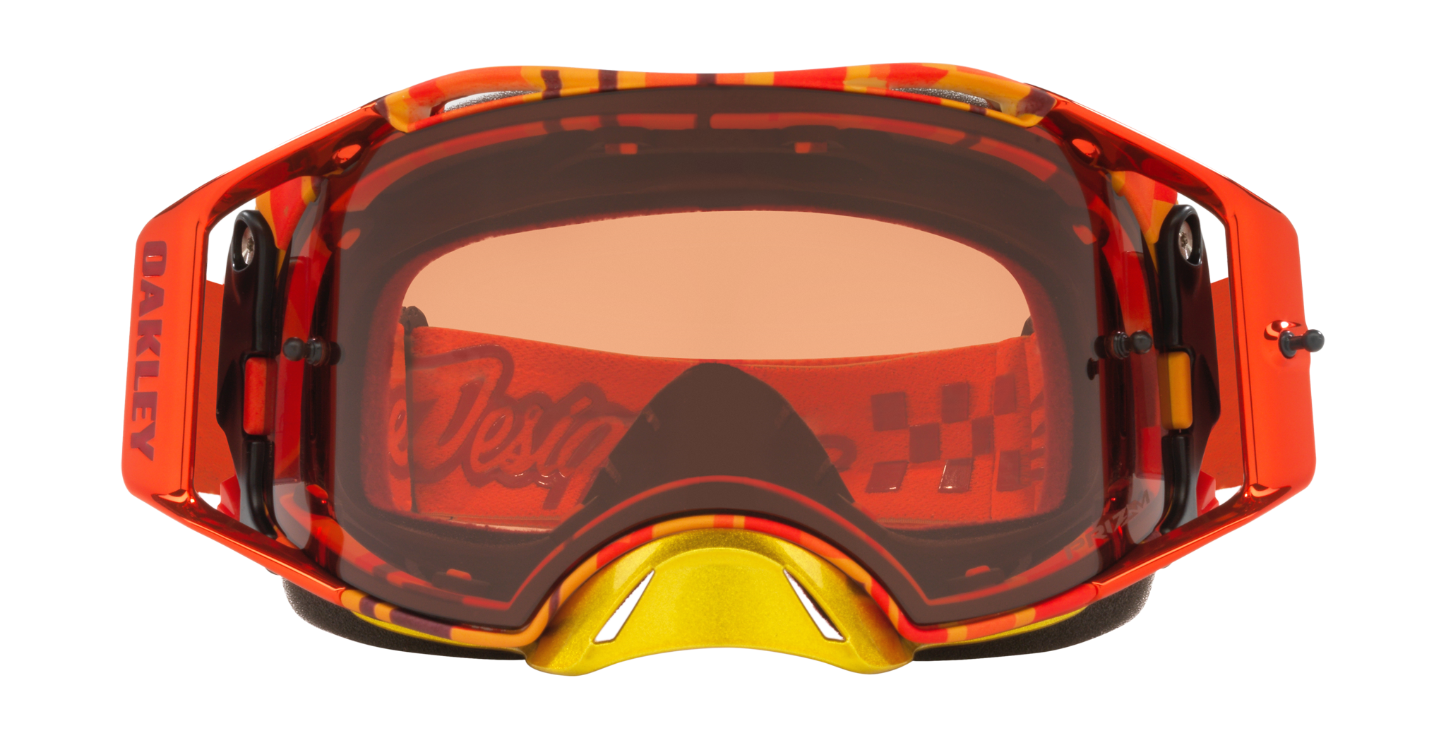Oakley Motocross Goggle Airbrake MX TLD Quattro Orange - Prizm Bronze