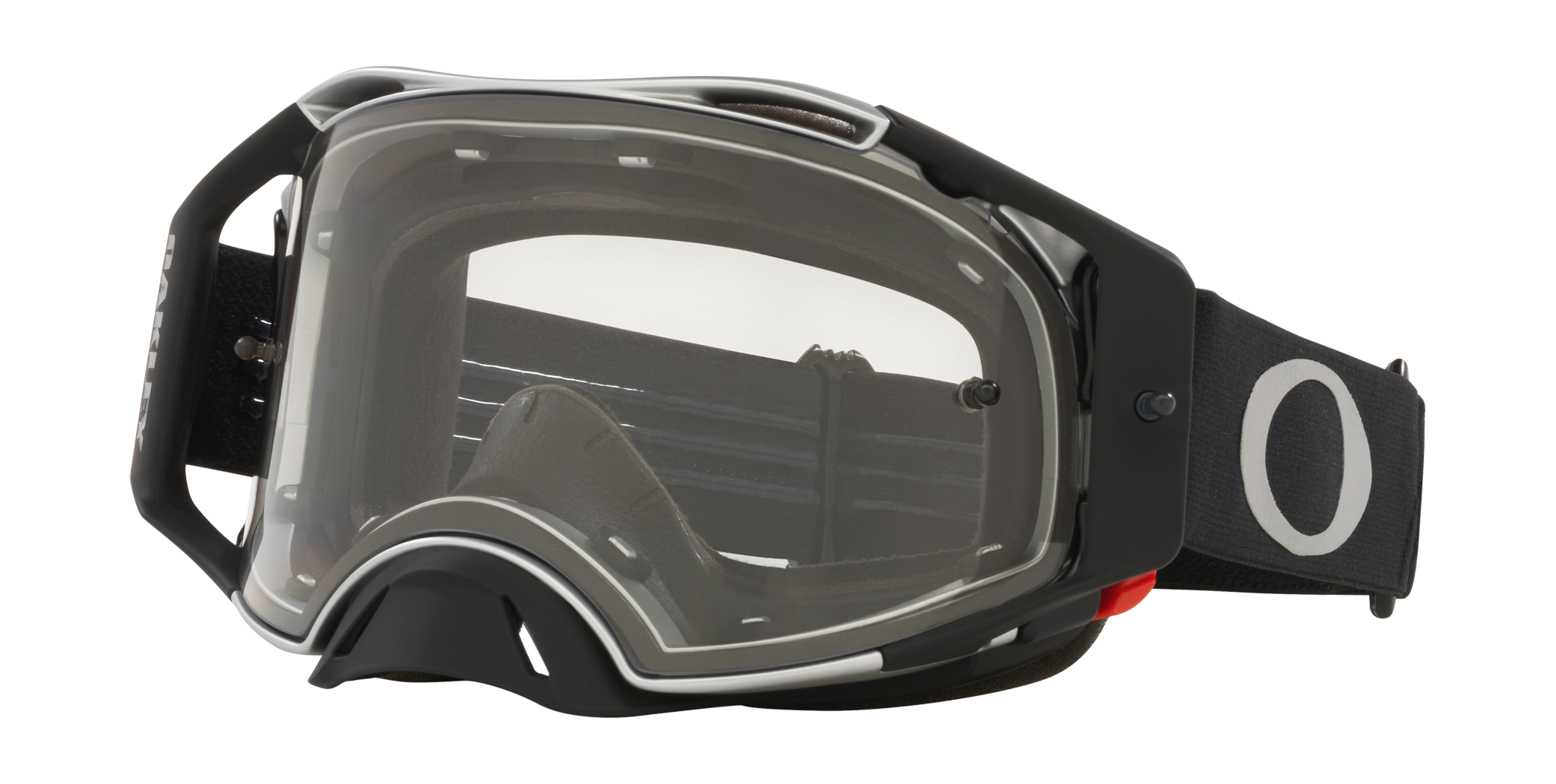 Oakley Motocross Goggle Airbrake MX Tuff Blocks Black Gunmetal - Clear