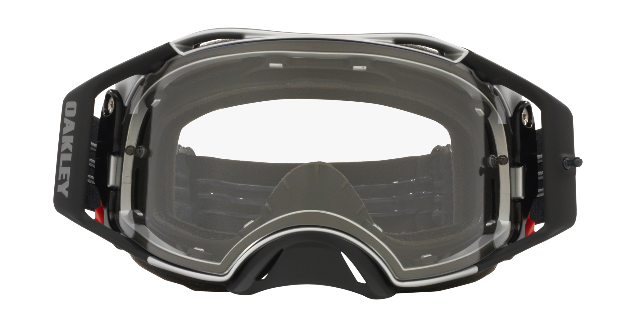 Oakley Motocross Goggle Airbrake MX Tuff Blocks Black Gunmetal - Clear