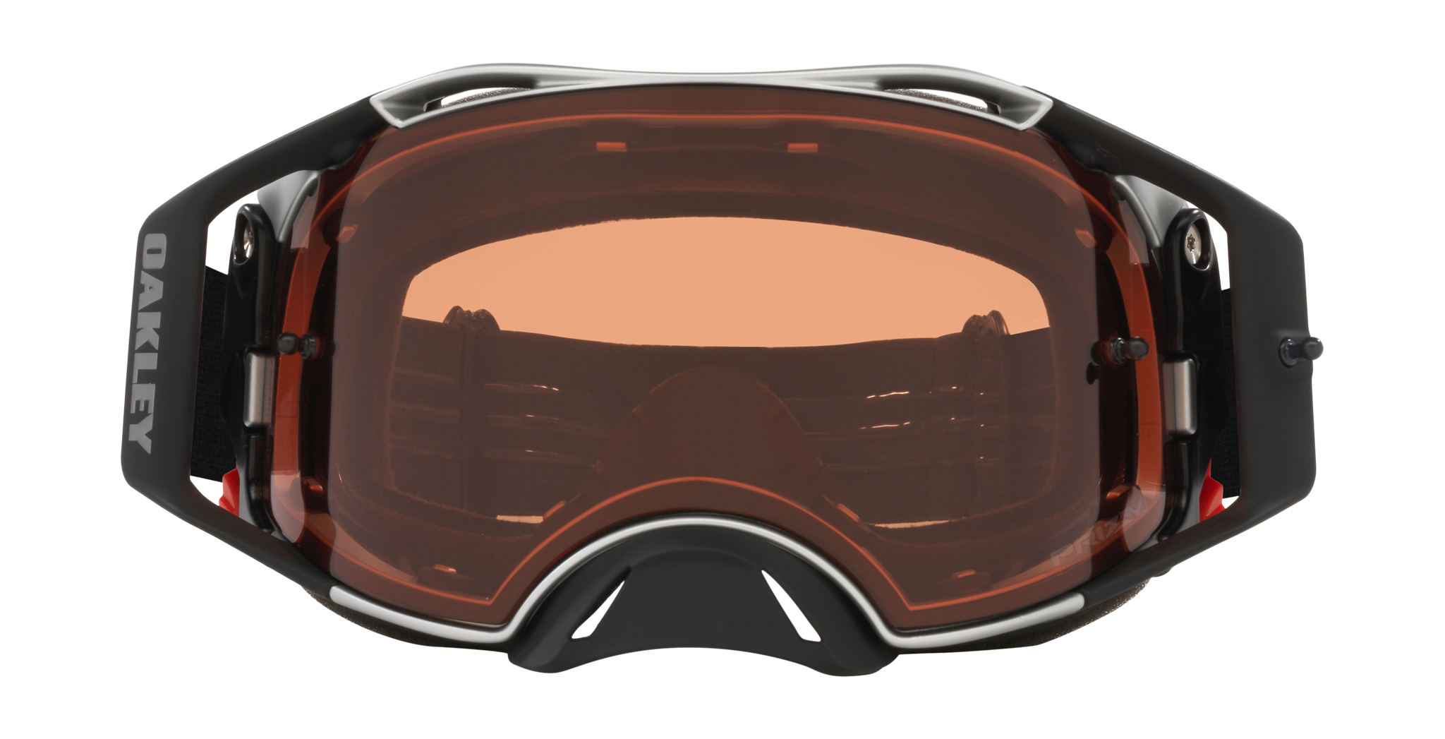 Oakley Motocross Goggle Airbrake MX Tuff Blocks Black Gunmetal - Prizm Bronze