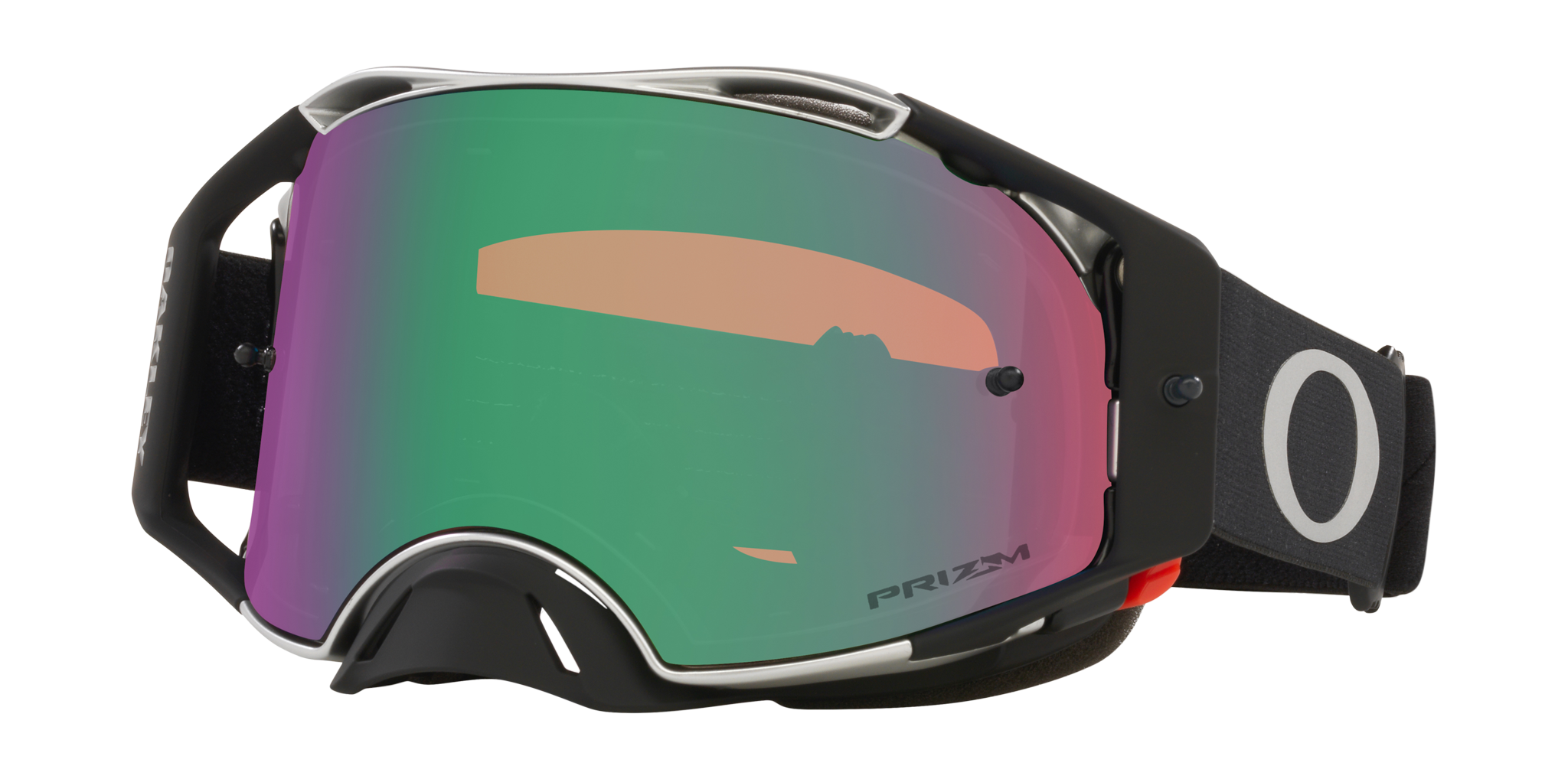 Oakley Motocross Goggle Airbrake MX Tuff Blocks Black Gunmetal - Prizm Jade Iridium