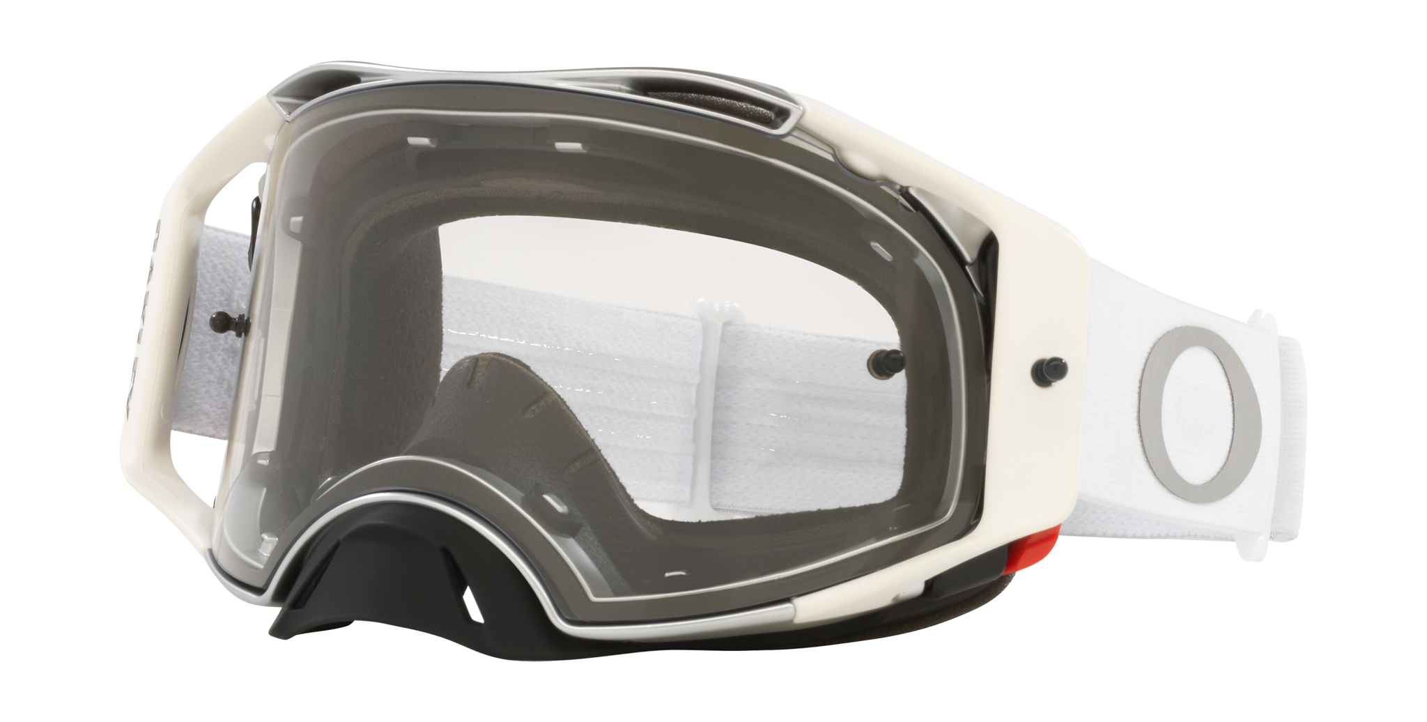 Oakley Motocross Goggle Airbrake MX Tuff Blocks White - Clear