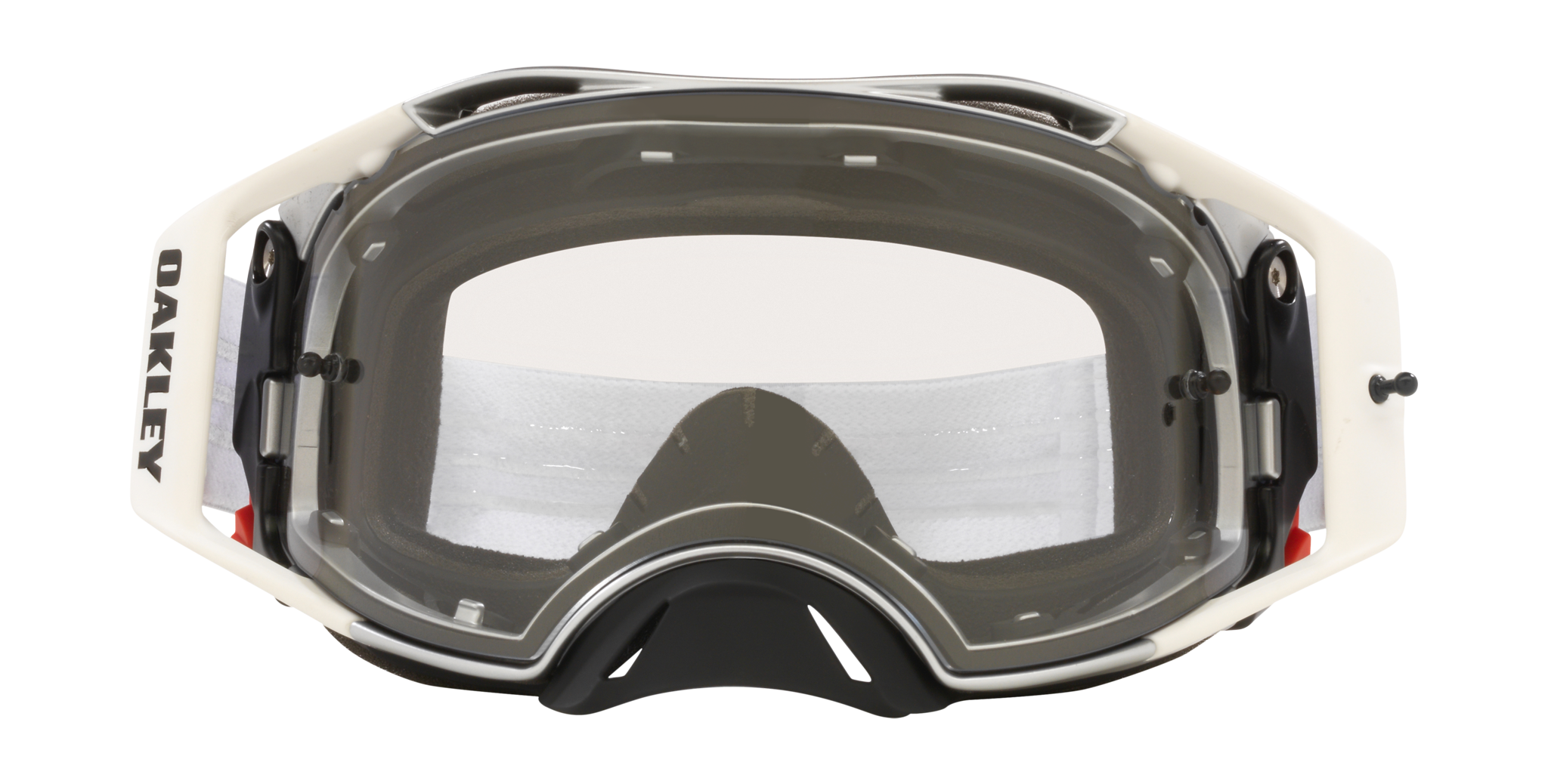 Oakley Motocross Goggle Airbrake MX Tuff Blocks White - Clear