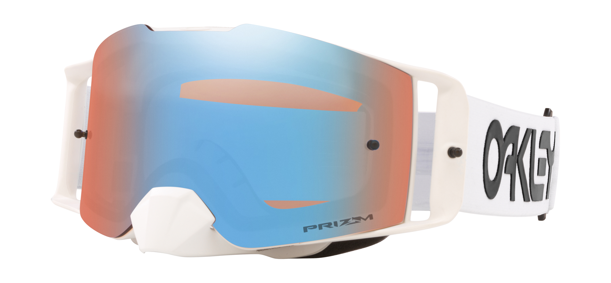 Oakley Motocross Goggle Front Line MX Factory Pilot White - Prizm Sapphire Iridium